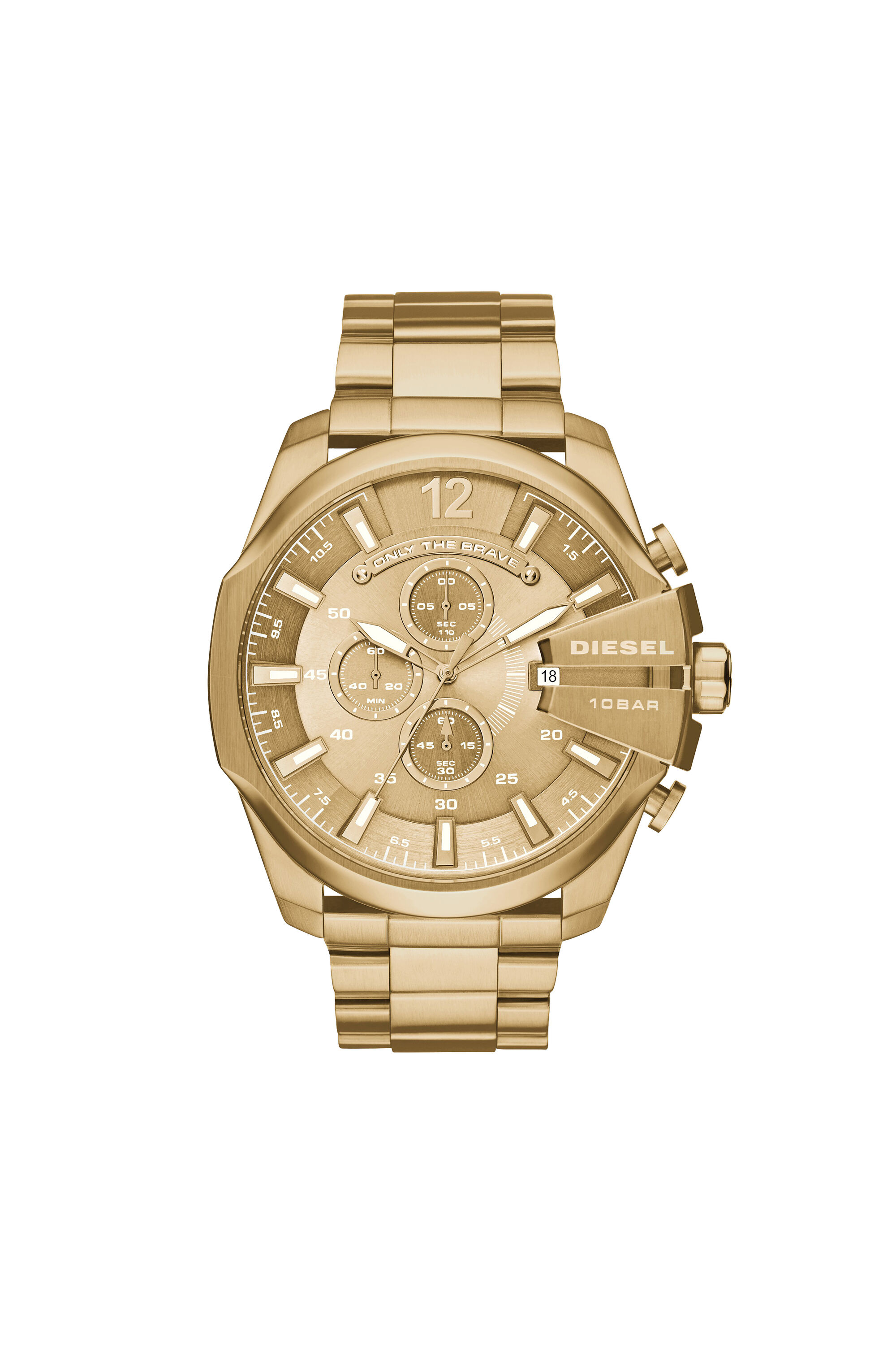 DZ4360 Orologio elegante da uomo color oro Diesel Mega Chief