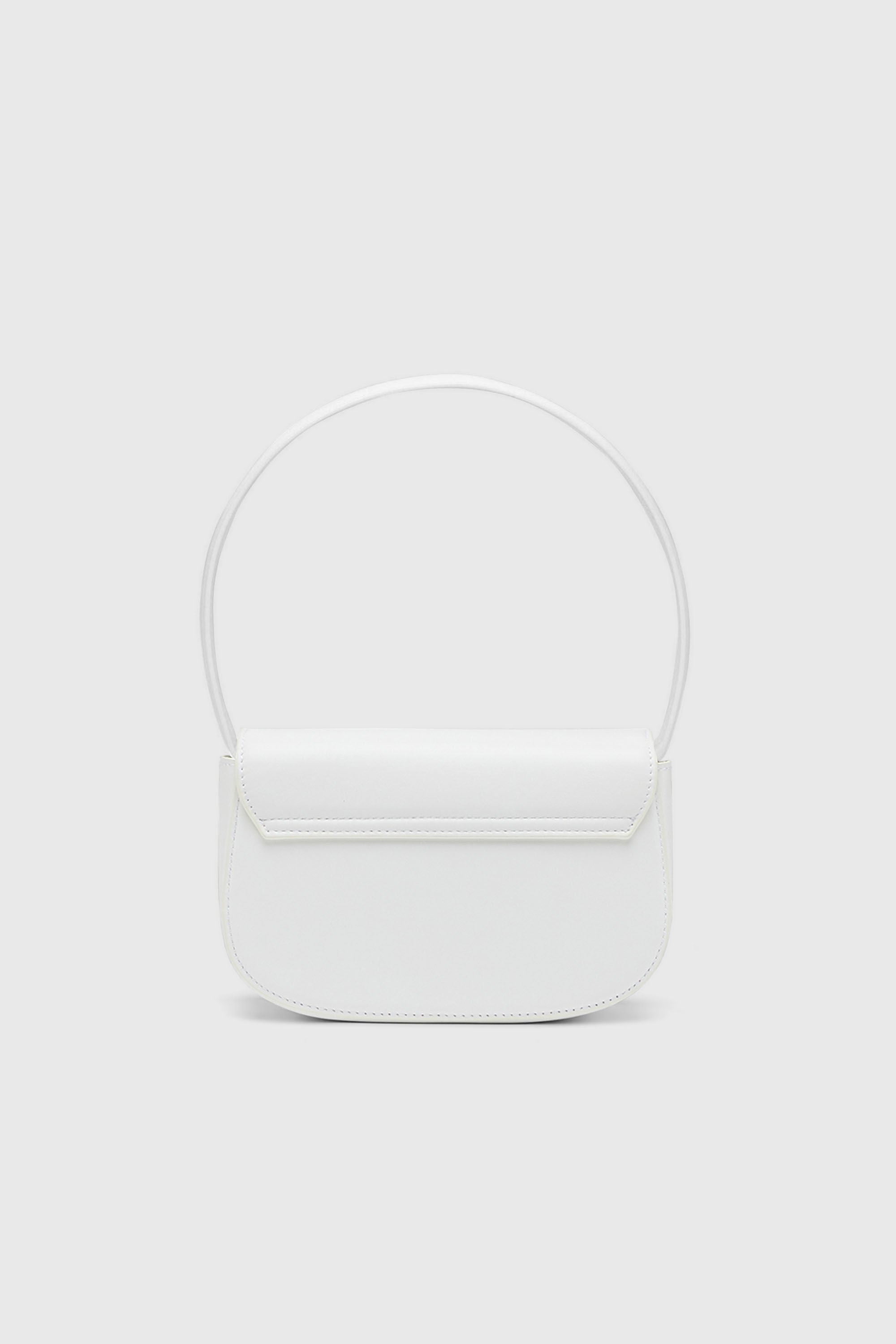 Diesel - 1DR, 1DR-Sac iconique &agrave; bandouli&egrave;re en cuir nappa Femme in Blanc - 3