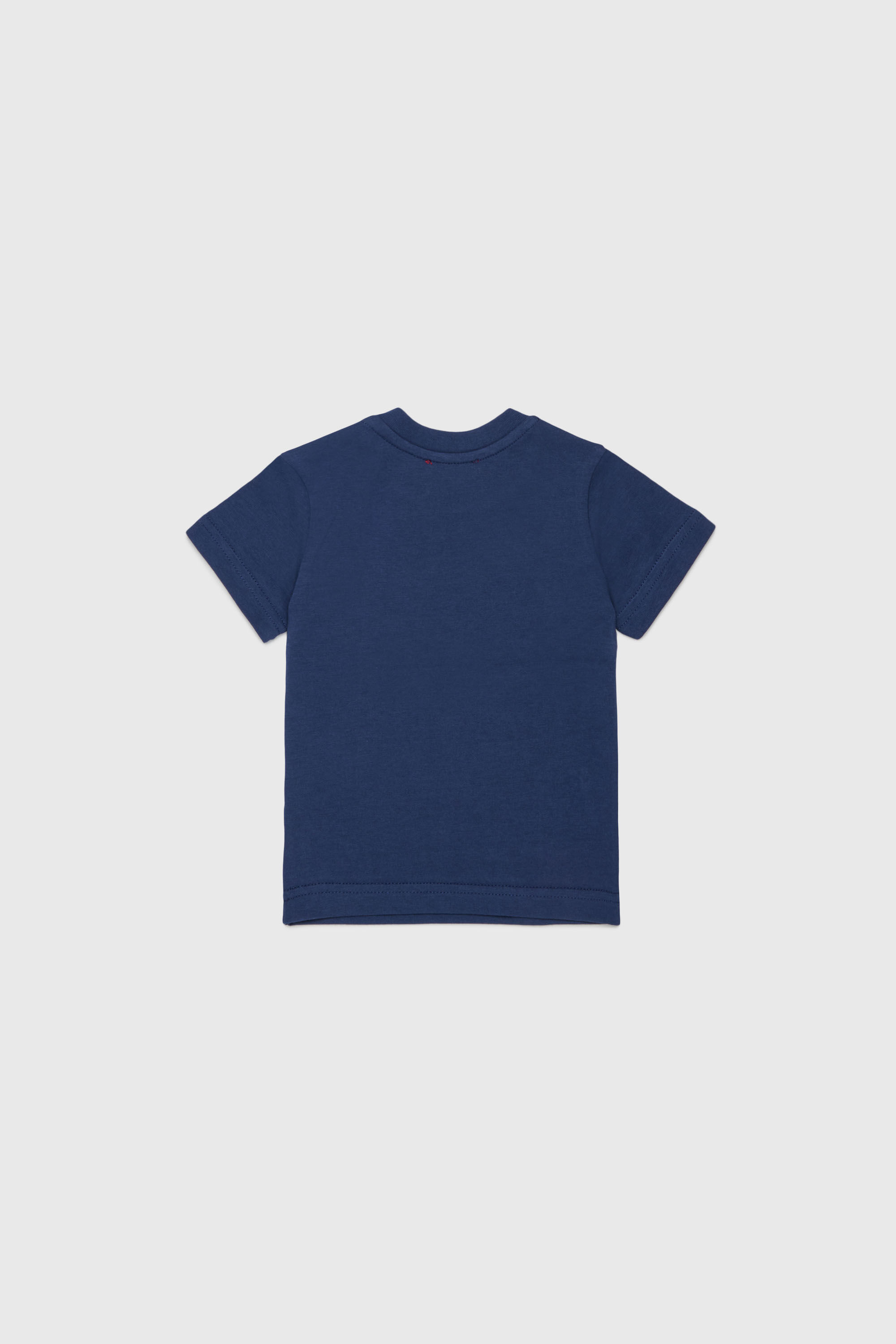 Diesel - TSINB, T-shirt in cotone con stampa slogan Uomo in Blu - 2