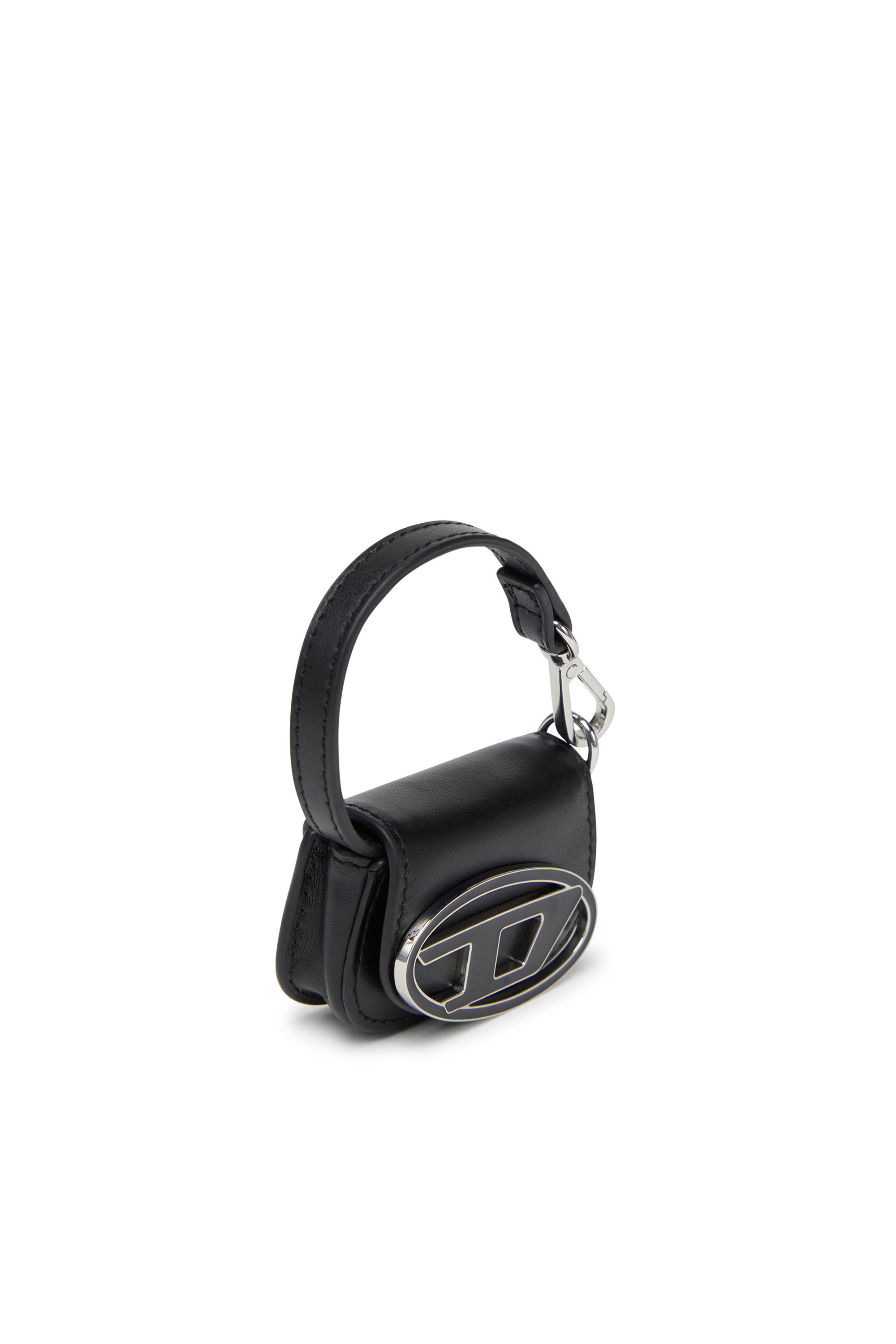 Diesel - 1DR MICRO, Breloque de sac en cuir Femme in Noir - 4