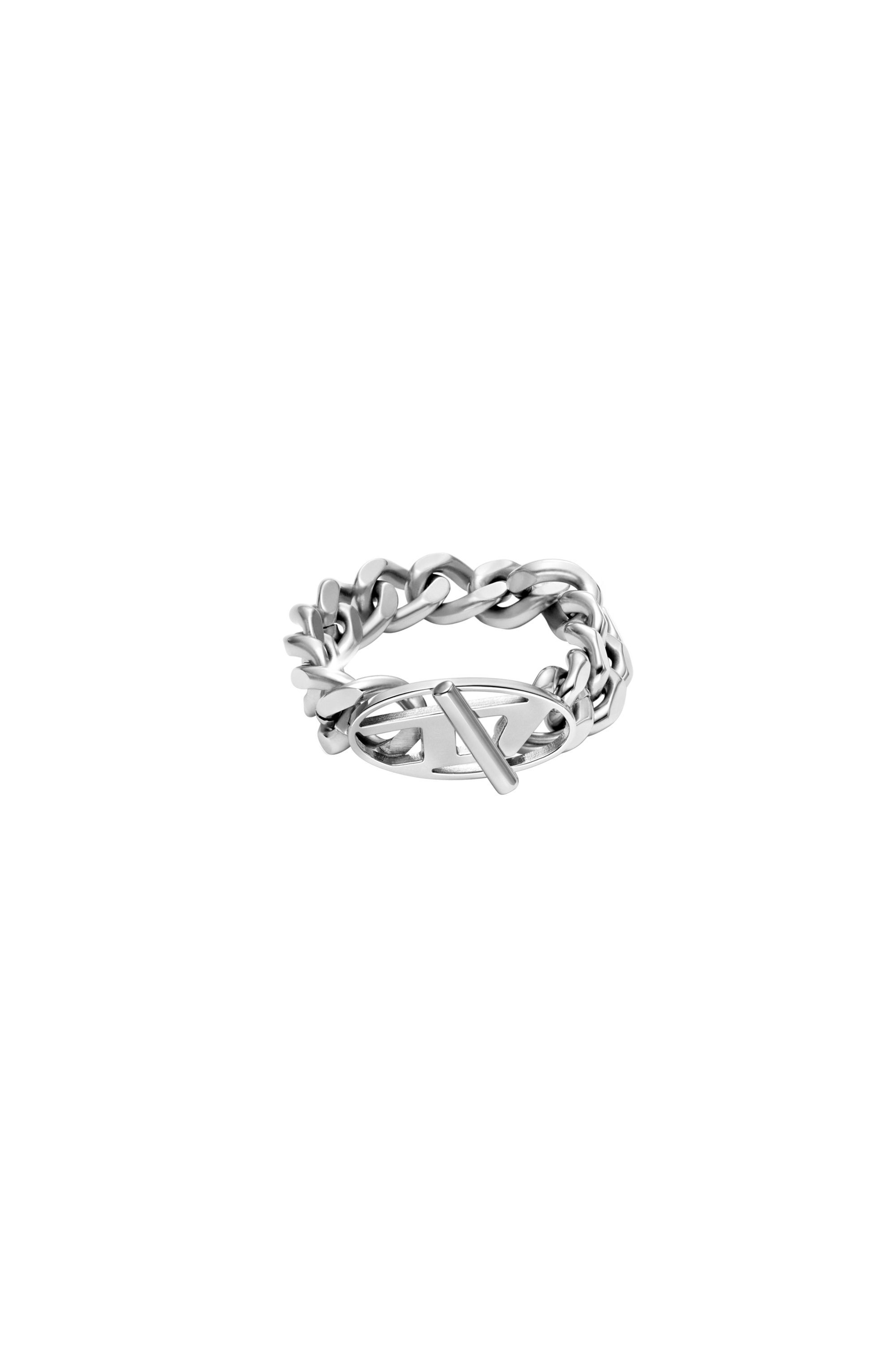 Diesel - DX1533040, Anello morbido a catena in acciaio inossidabile Unisex in Argento - 2