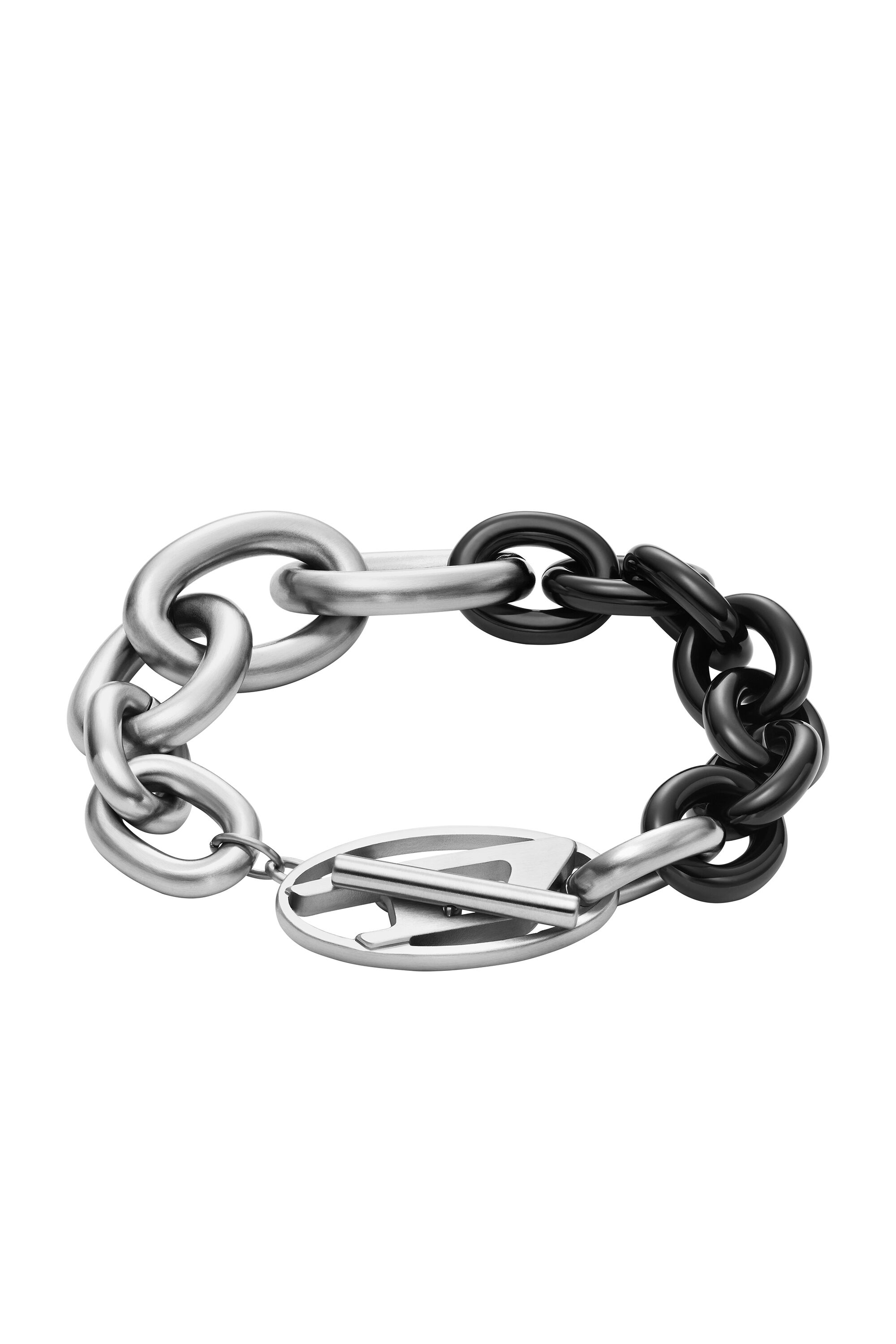 Diesel - DX1531931, Bracciale a catena in acciaio inossidabile bicolore Unisex in Argento - 1