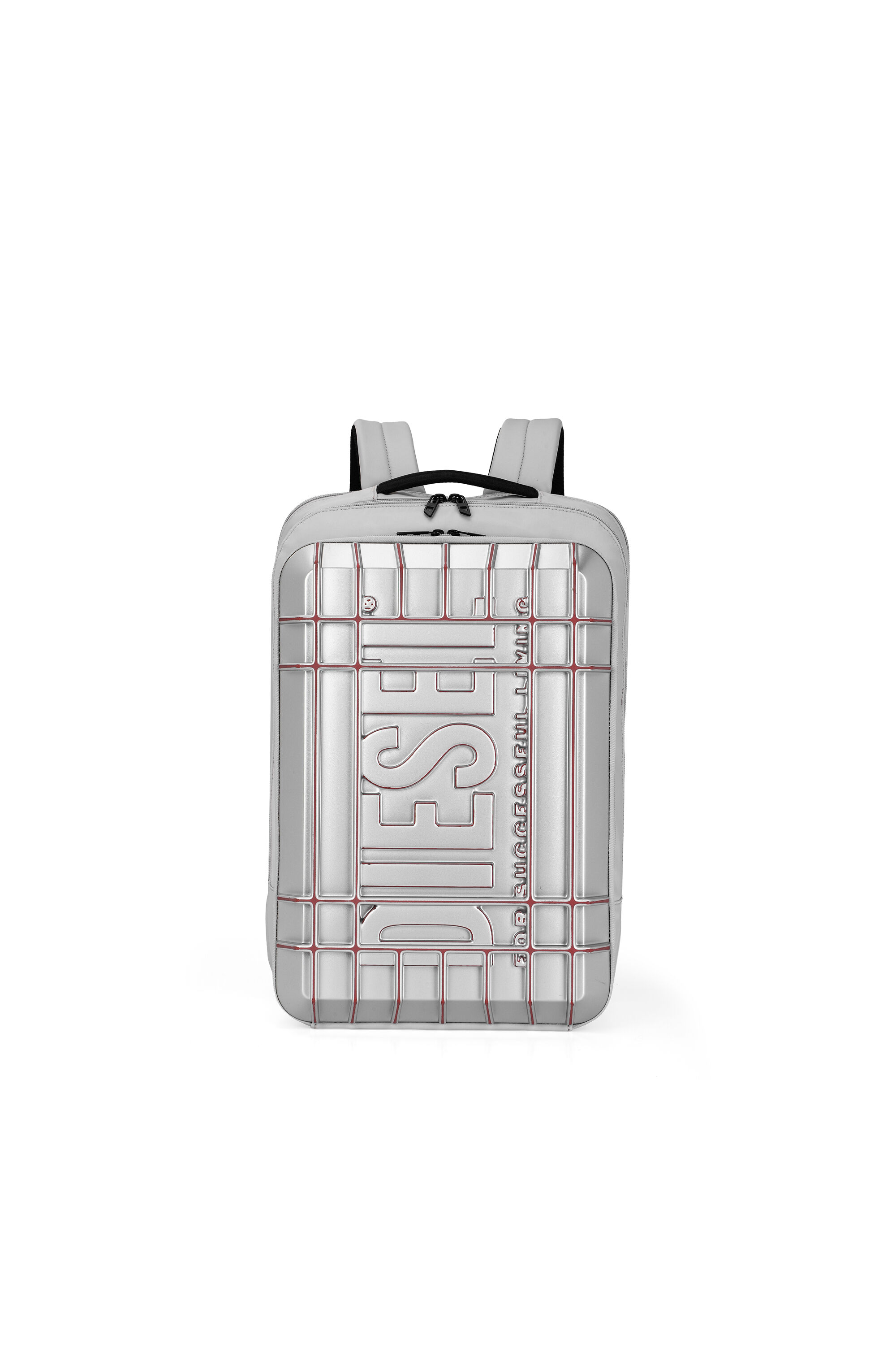 Diesel - DIESEL PC STRONG IMAGE BACKPACK- DSB005, Unisex Robuster Reiserucksack in Silber - 1