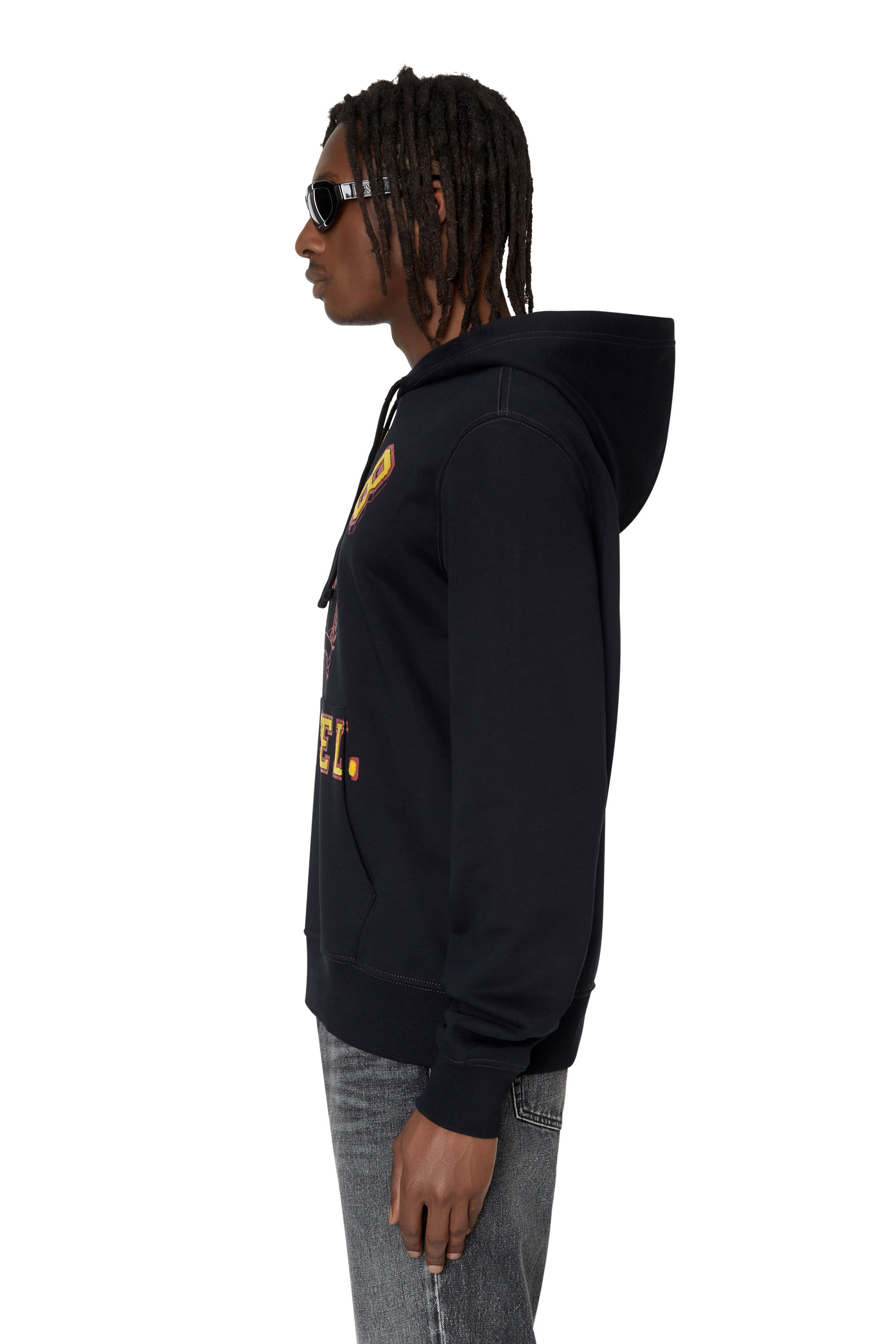 Diesel - S-GINN-HOOD-E5, Noir - Image 5