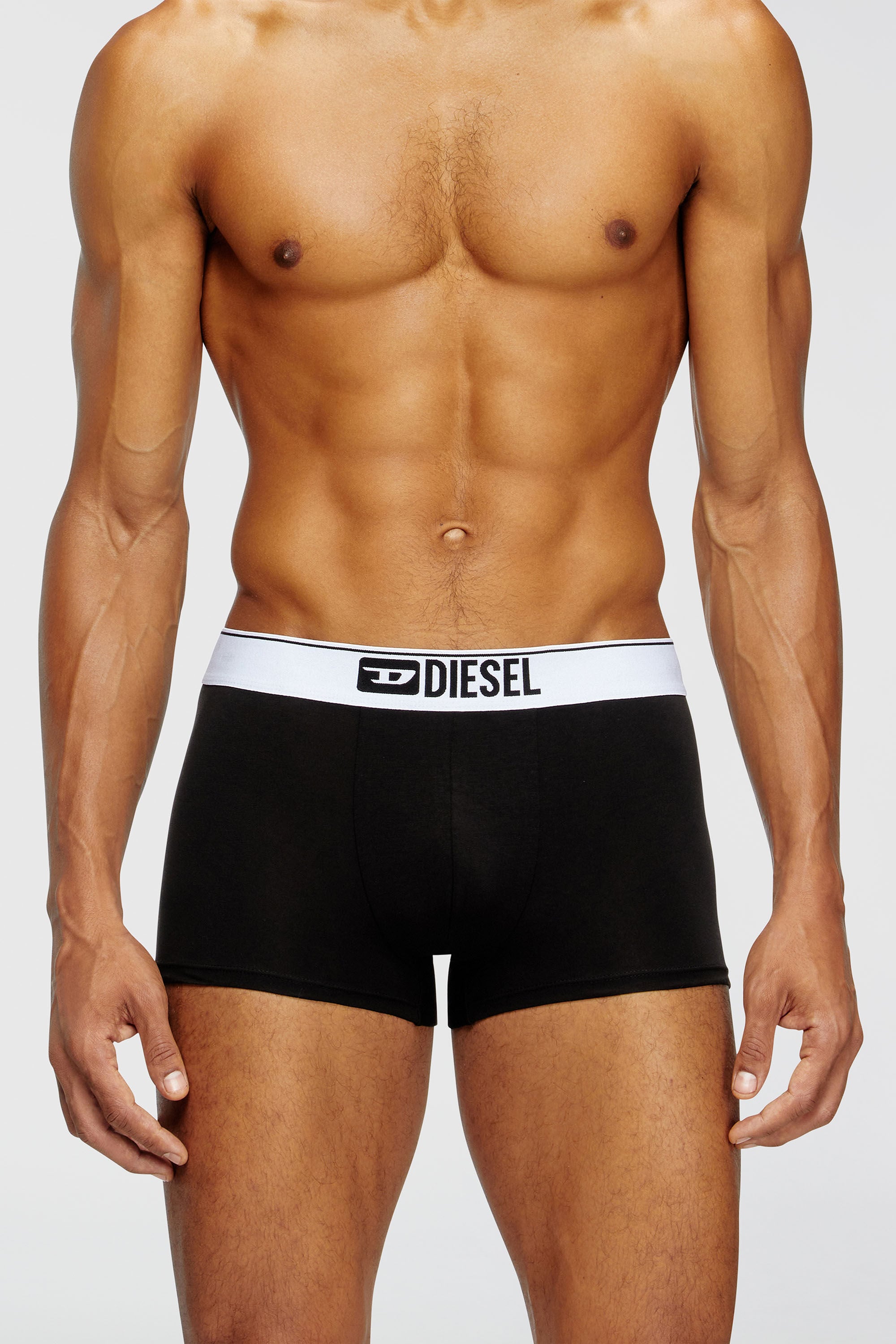 Diesel - UMBX-DAMIENTHREEPACK, Set da tre boxer tinta unita Uomo in Multicolor - 3