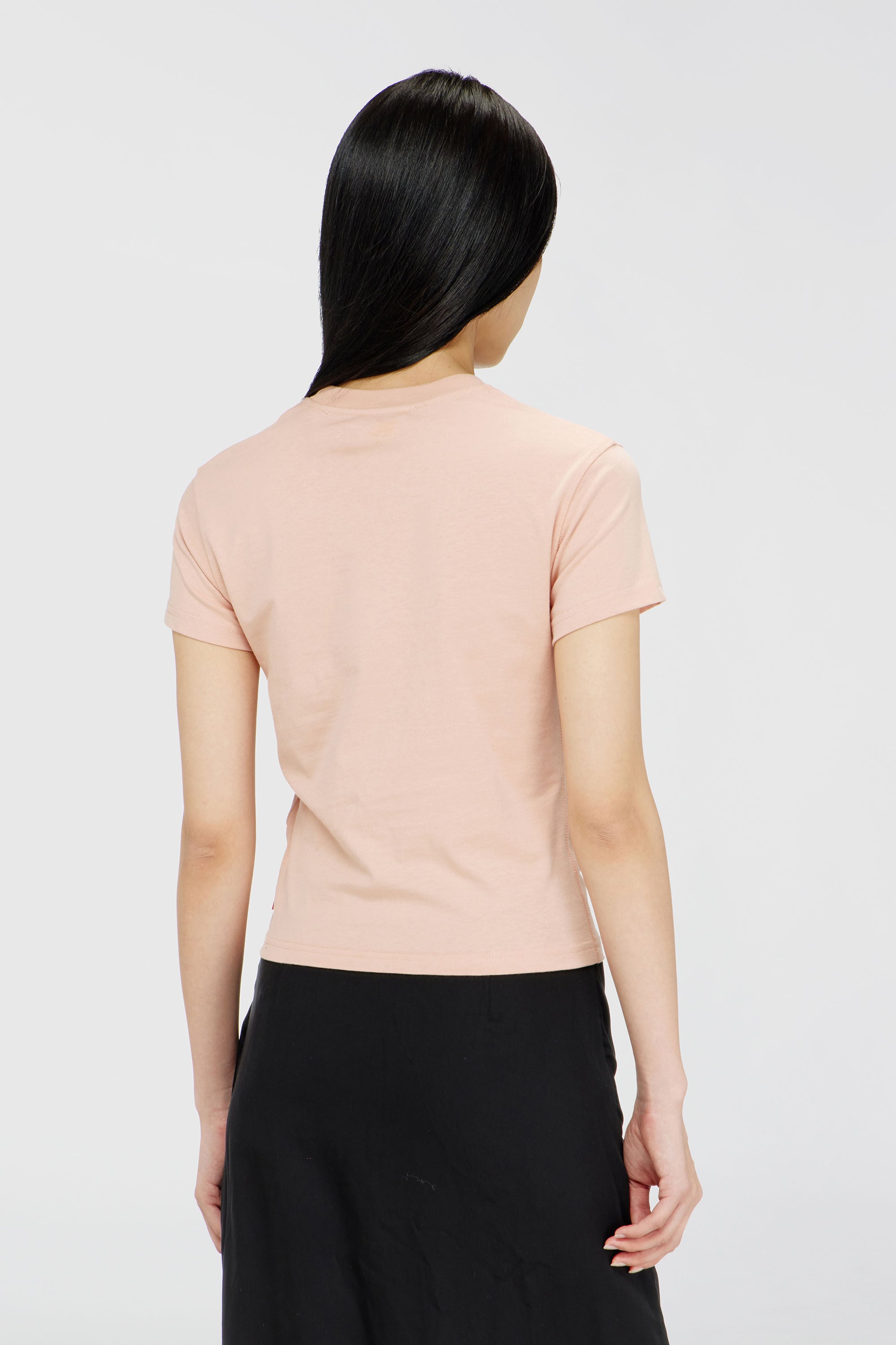 Diesel - T-ILA-AA4, T-shirt con stampa logo Donna in Rosa - 4