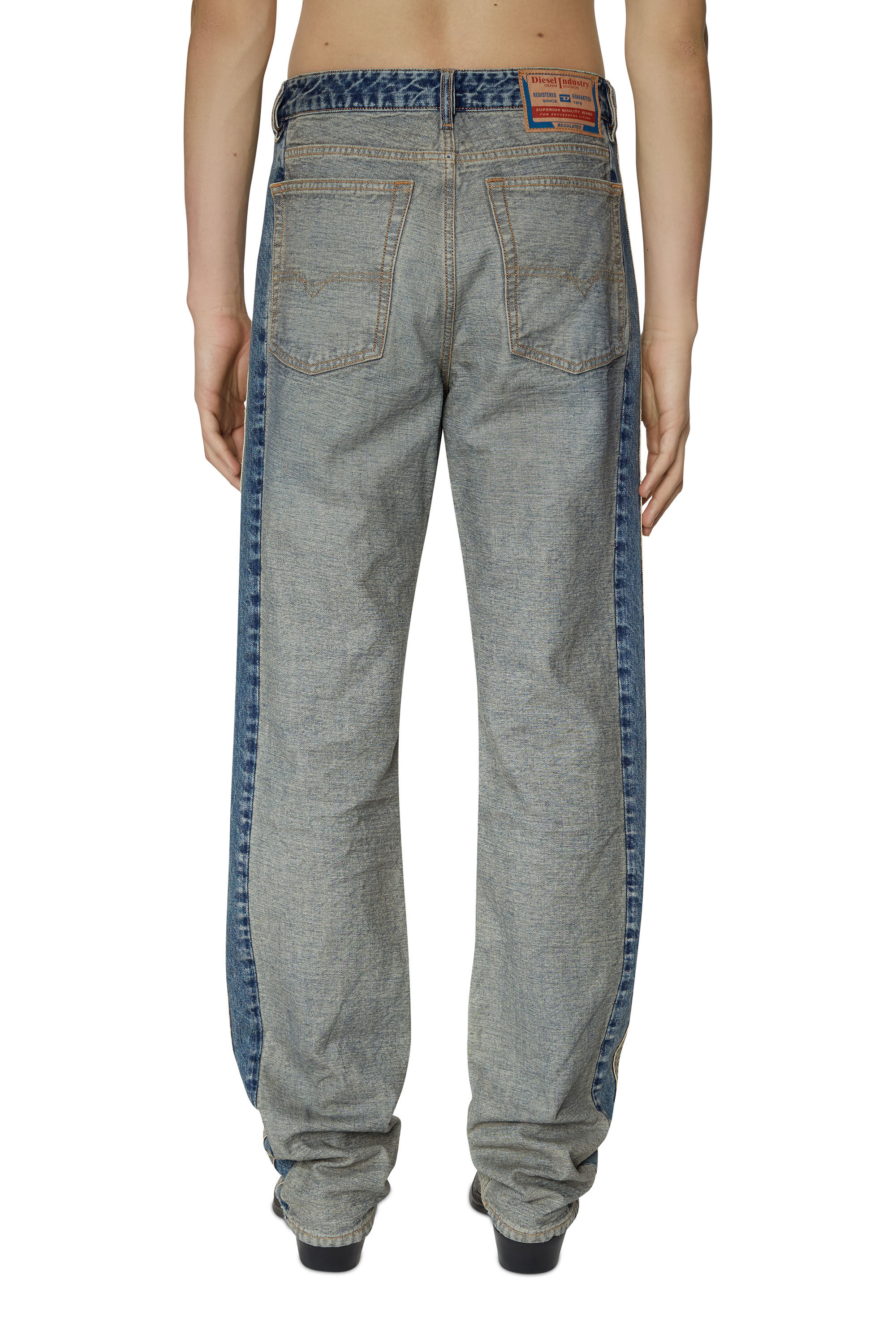 Diesel - 1955 D-Rekiv 007F4 Straight Jeans, Blu medio - Image 4