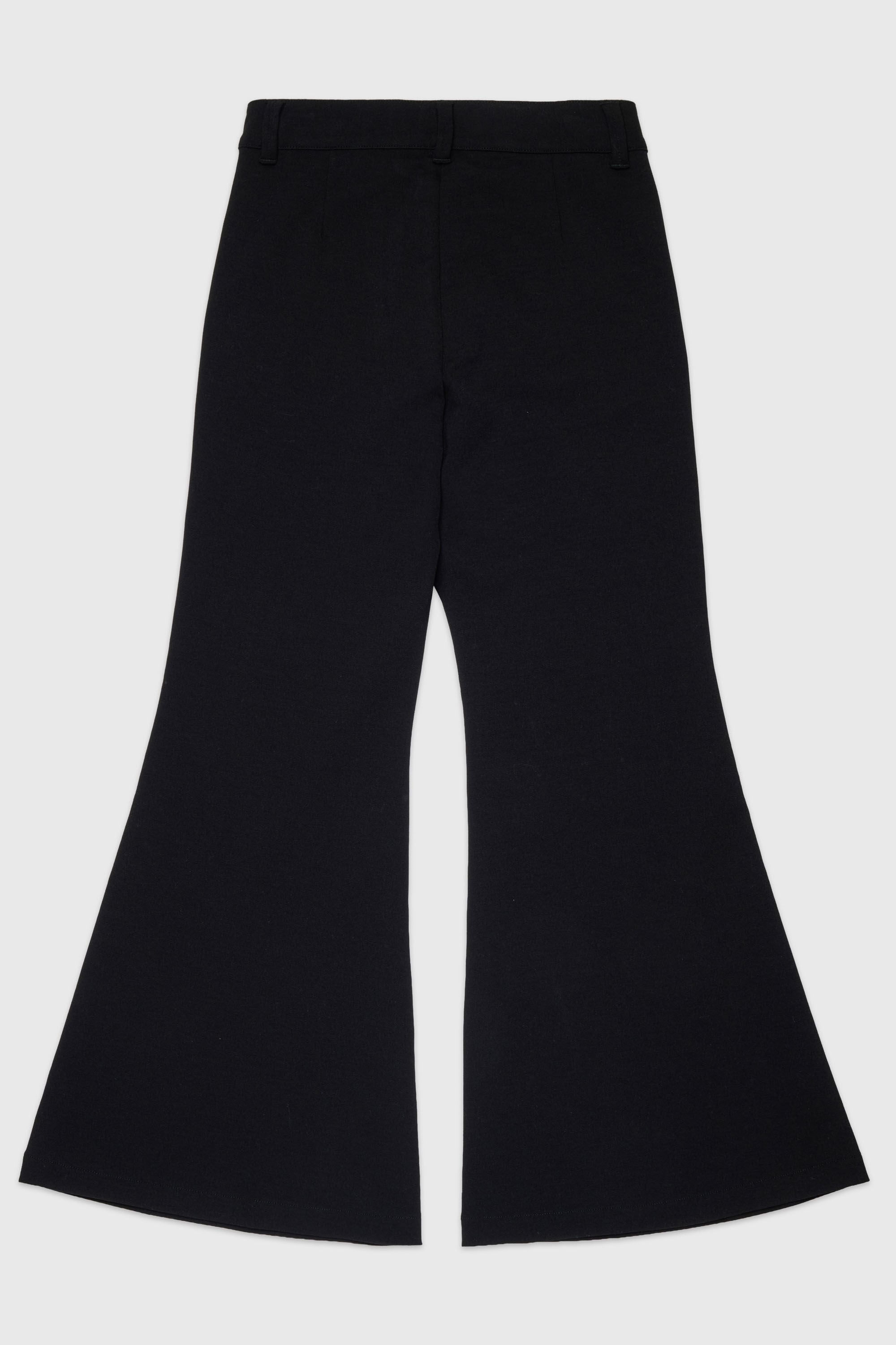 Diesel - PMILX, Pantalon flare en tissu stretch compact Femme in Noir - 2