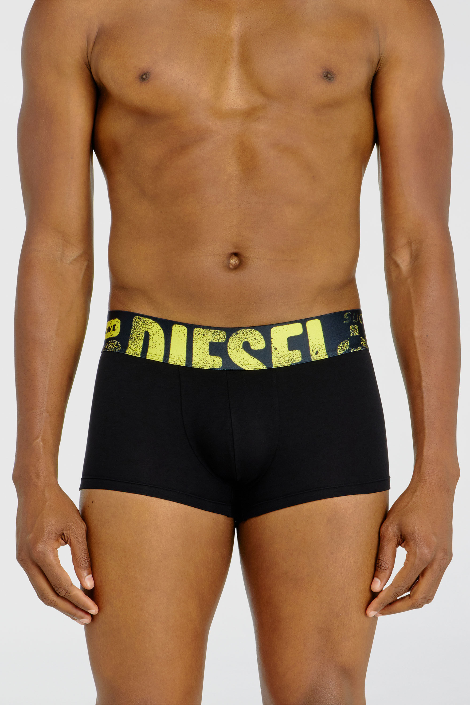 Diesel - UMBX-DAMIENTHREEPACK-5.5EL, Set da tre boxer stretch con logo multicolore Uomo in Multicolor - 3