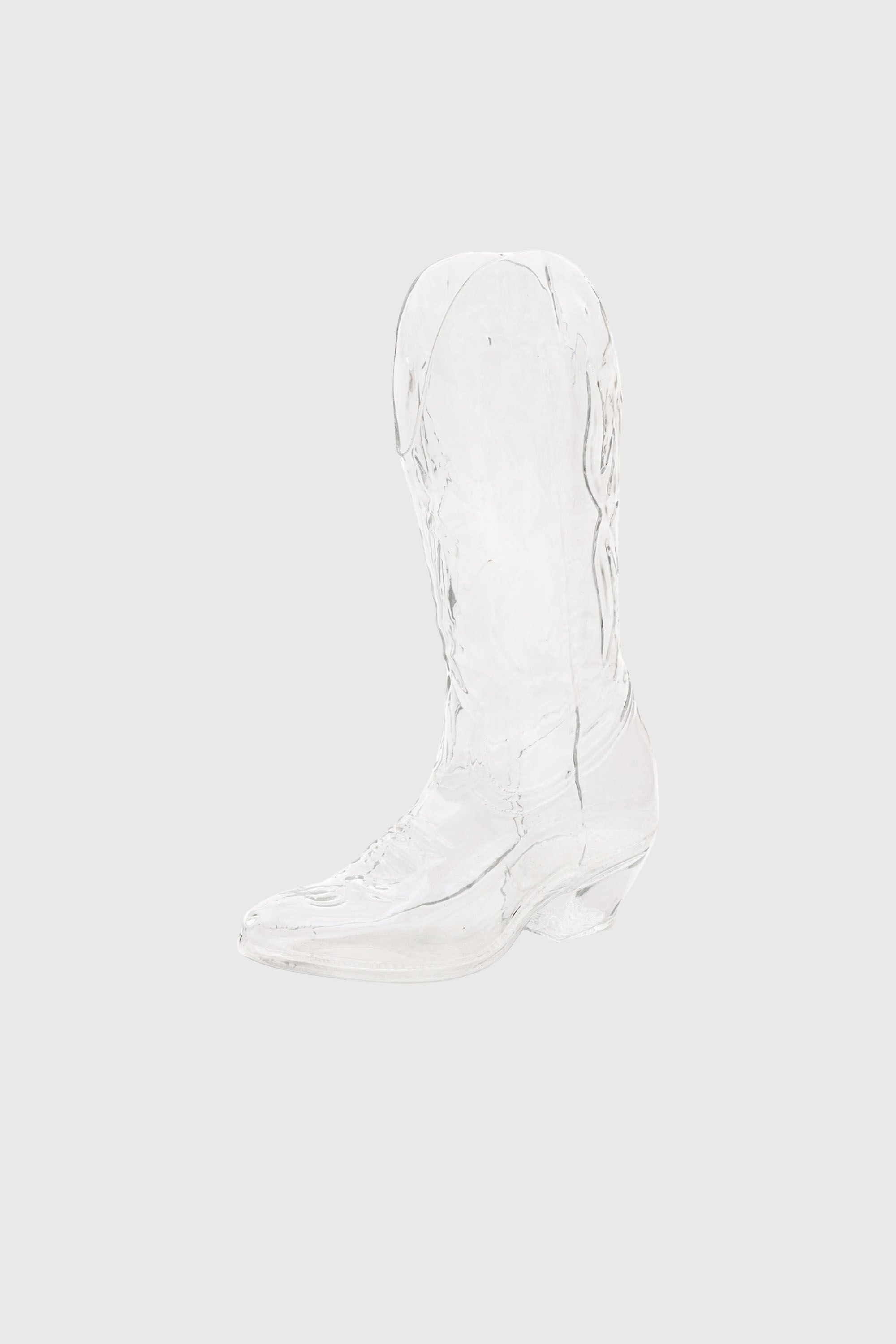 Diesel - 10064 GLASS VASE CRYSTALBOOTIE CM.24X8 H, Vase en verre Mixte in Blanc - 1