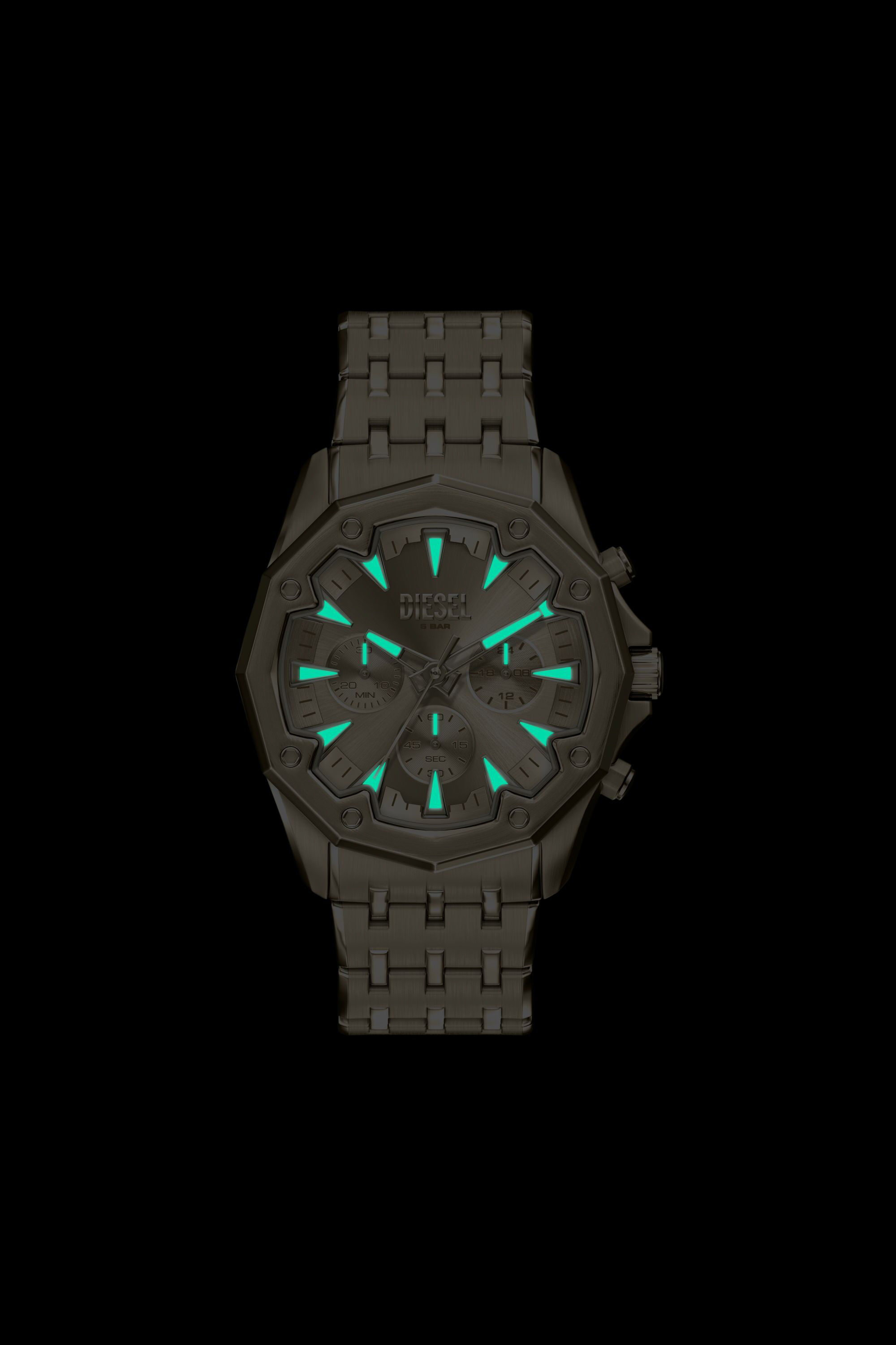 Diesel - DZ4707 WATCH, Montre Stinger en acier inoxydable dor&eacute; Homme in Dor&eacute; - 6