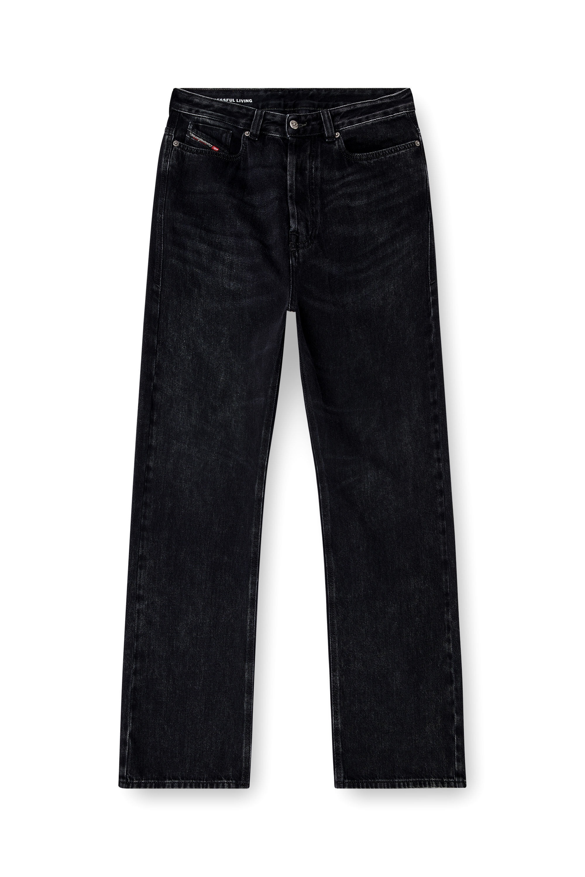 Diesel - Relaxed Jeans 1980 D-Eeper 09P09 Uomo, Nero/Grigio scuro - Image 2