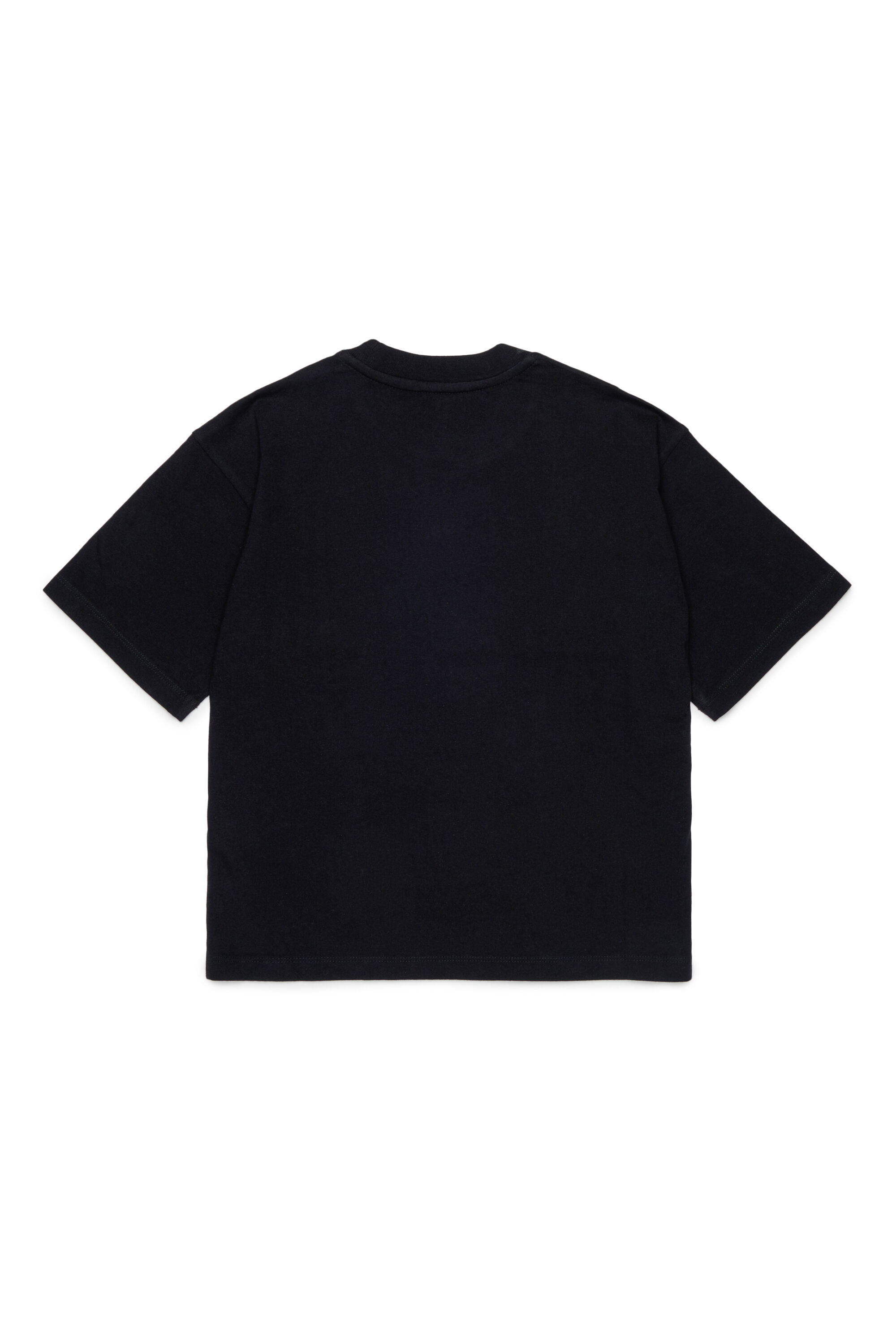 Diesel - TANORMYS2, Damen Baumwoll-T-Shirt mit tonaler Oval D Stickerei in Schwarz - 2