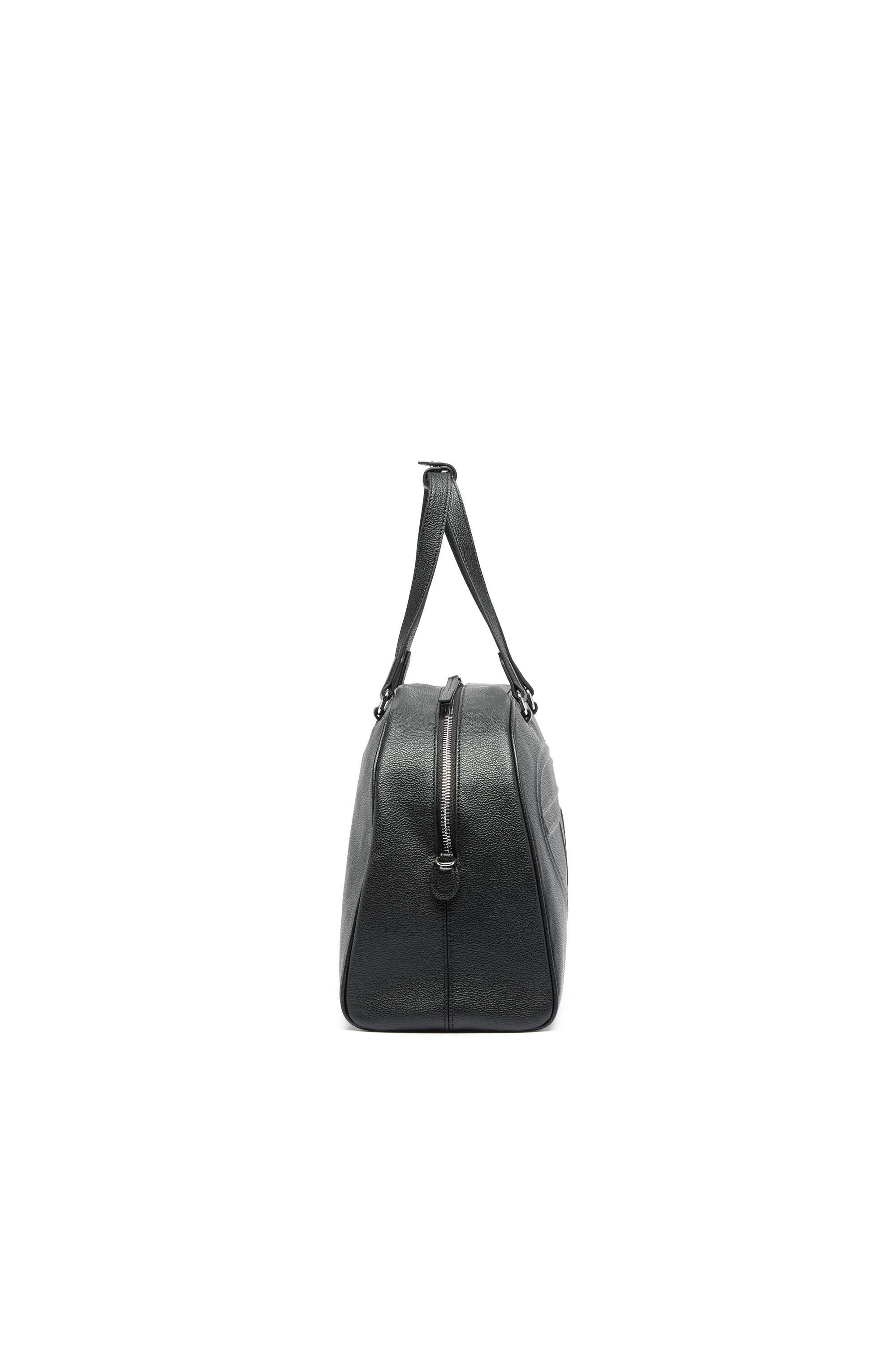 Diesel - 1DR DOME DUFFLE, Unisex 1DR Dome - Ledertasche mit Oval D Logo in Schwarz - 4