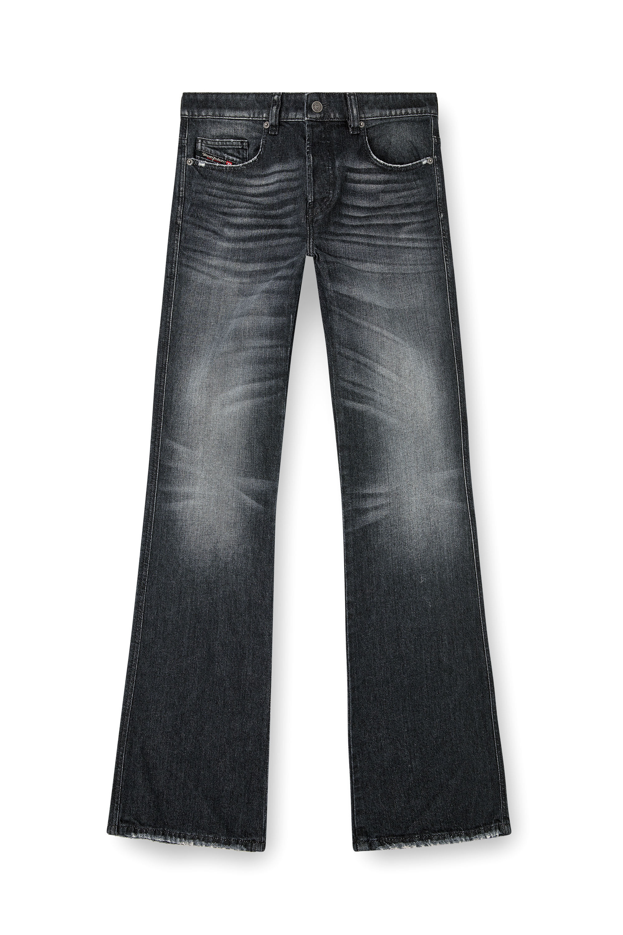 Diesel - Bootcut Jeans 1998 D-Buck 09L50 Uomo, Nero/Grigio scuro - Image 6