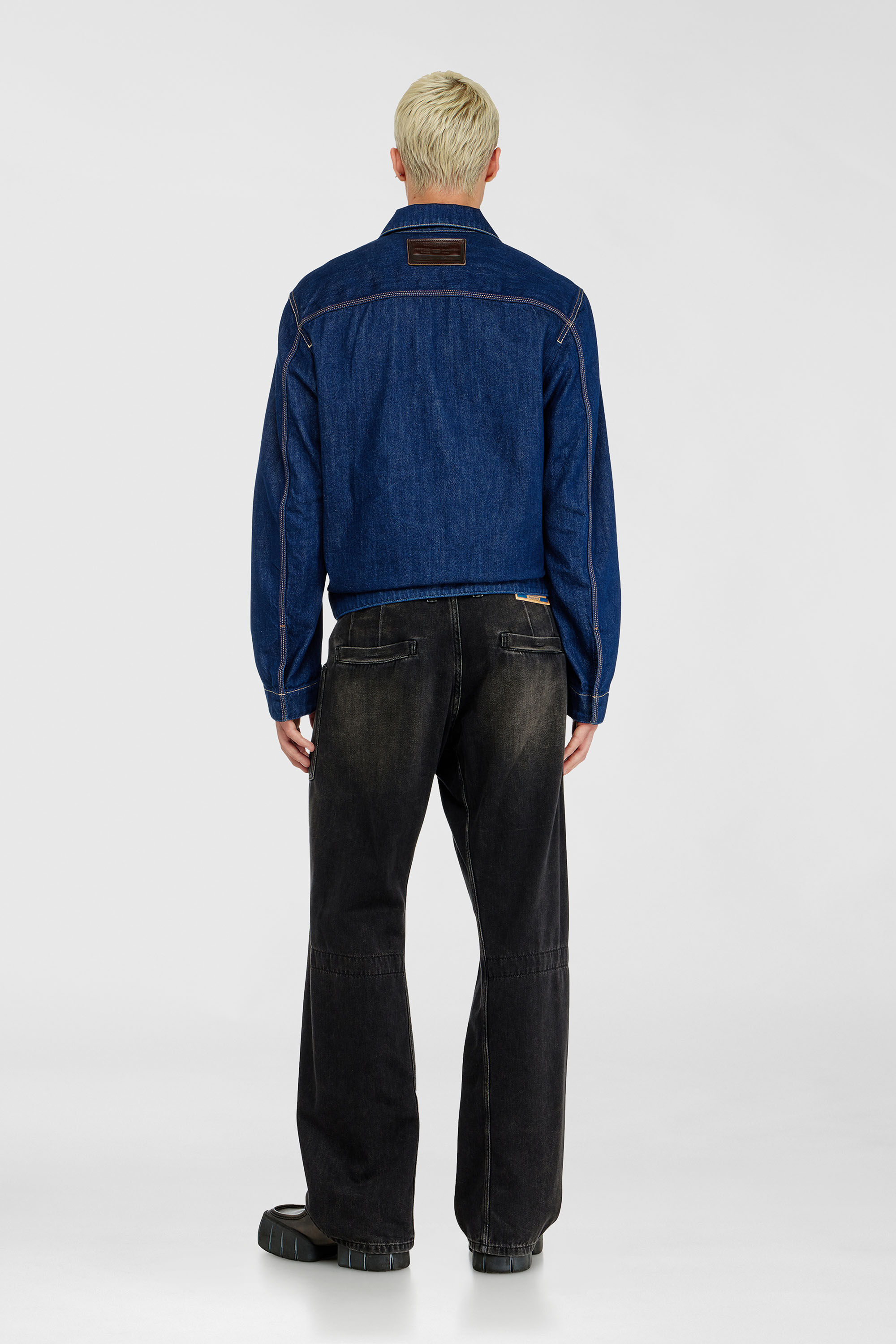 Diesel - Relaxed Jeans D-Zeta 09J96 Homme, Noir/Gris fonc&eacute; - Image 3