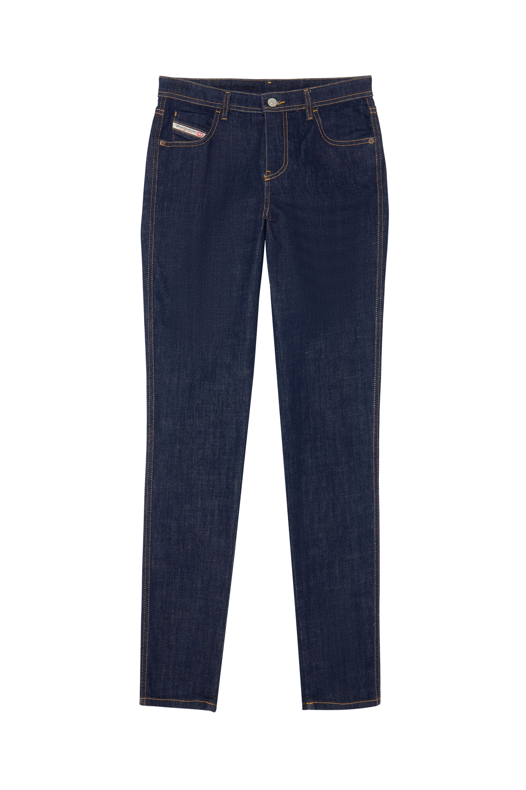 Diesel - 2015 BABHILA Z9C17 Skinny Jeans, Bleu Foncé - Image 2