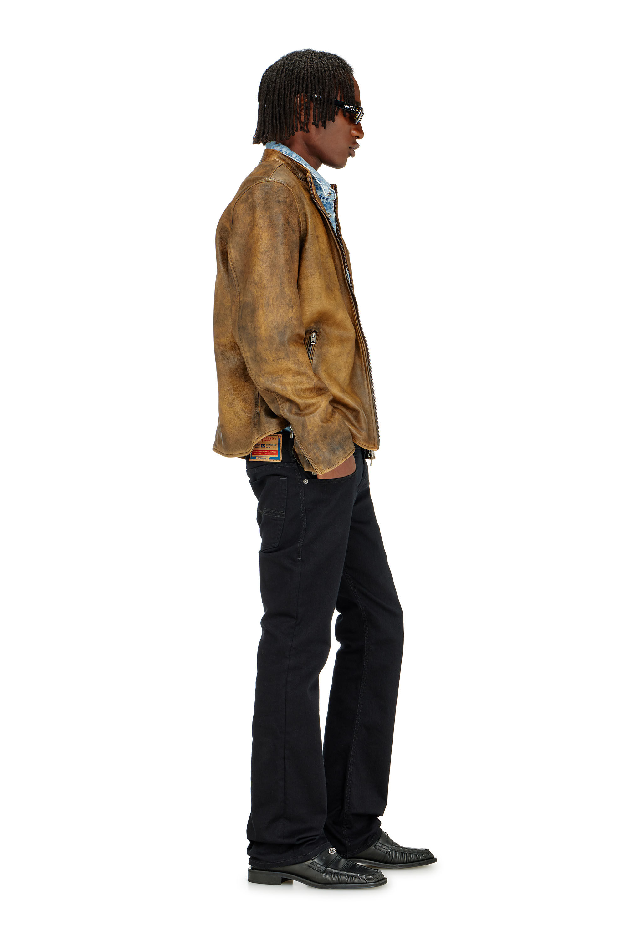 Diesel - Bootcut Jeans 2007 Zatiny 0688H Uomo, Nero/Grigio scuro - Image 2