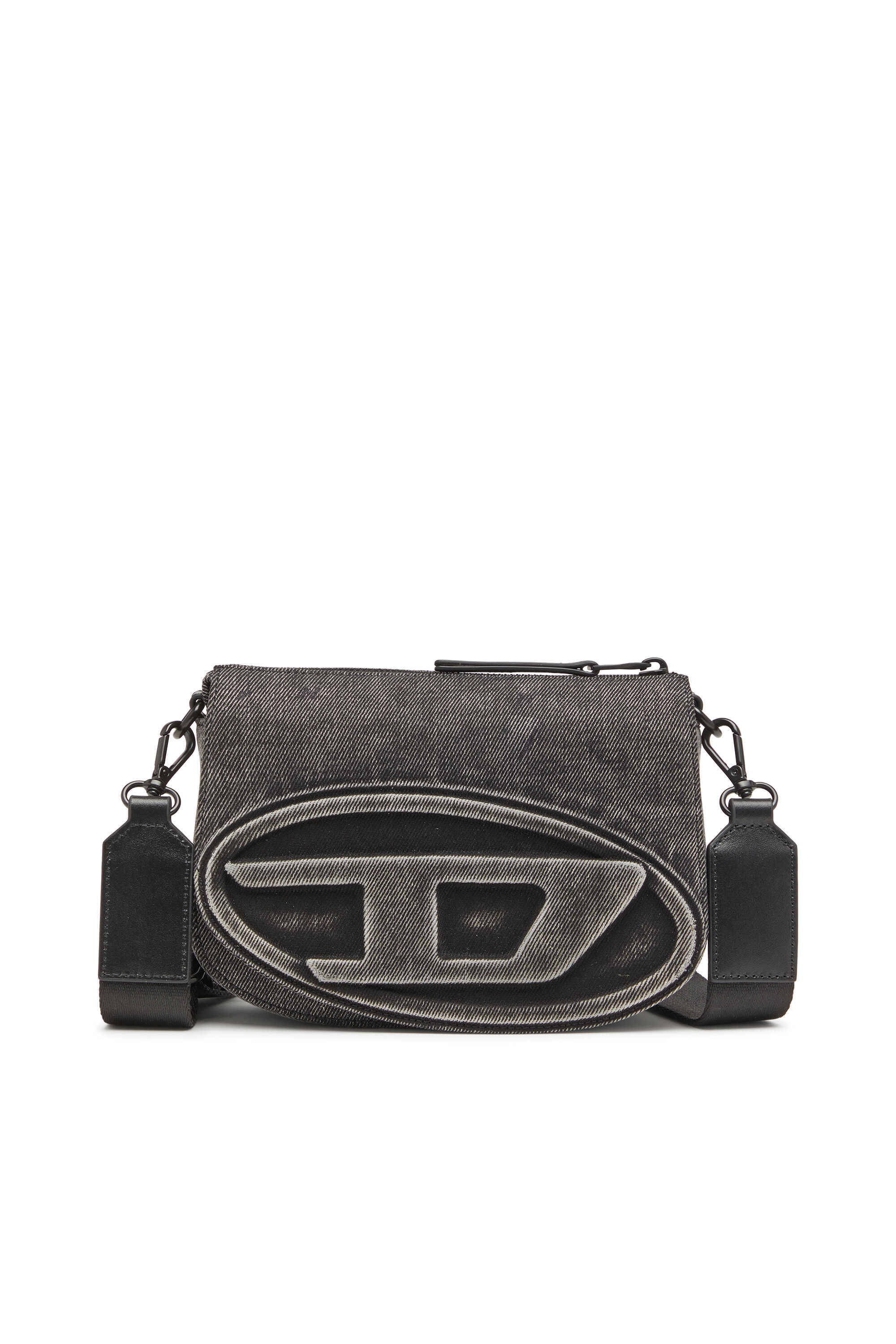 Diesel - 1DR CAMERA BAG, 1DR-Camera bag in washed denim Unisex in Grigio - 1