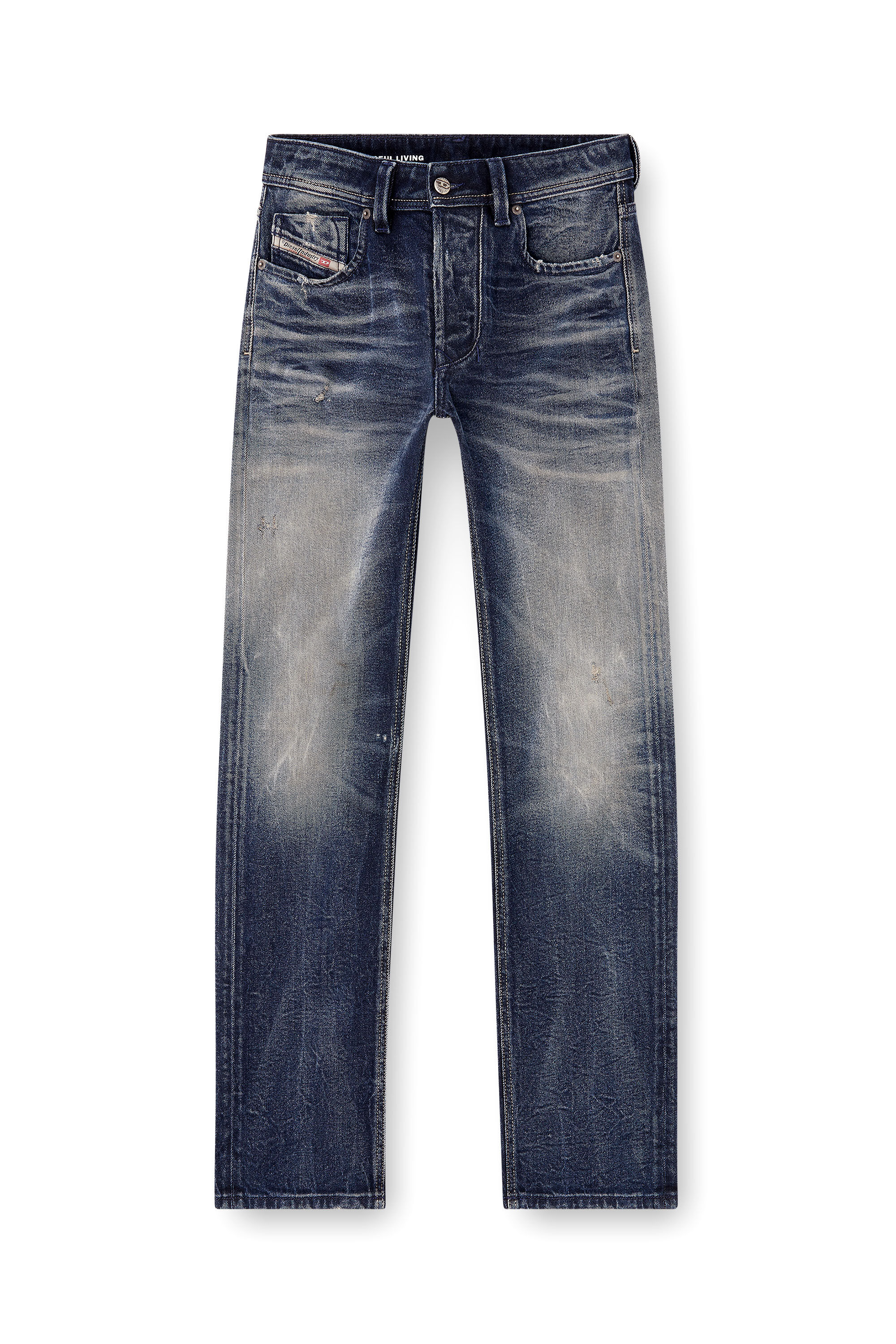 Diesel - Regular Jeans 1985 Larkee 09N57 Homme, Bleu Foncé - Image 2