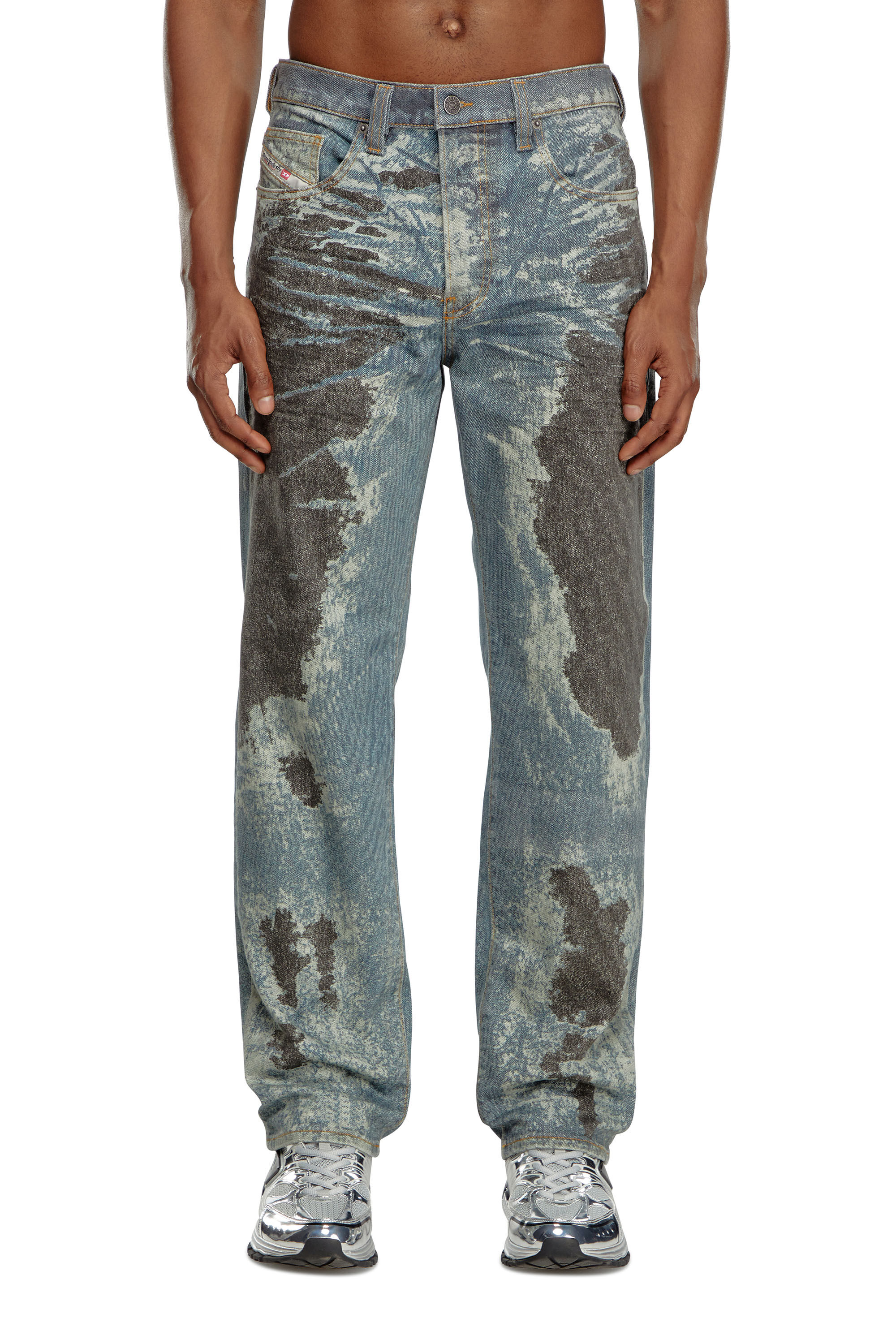 Diesel - Uomo Straight Jeans 2010 D-Macs 0PGAV, Blu medio - Image 3