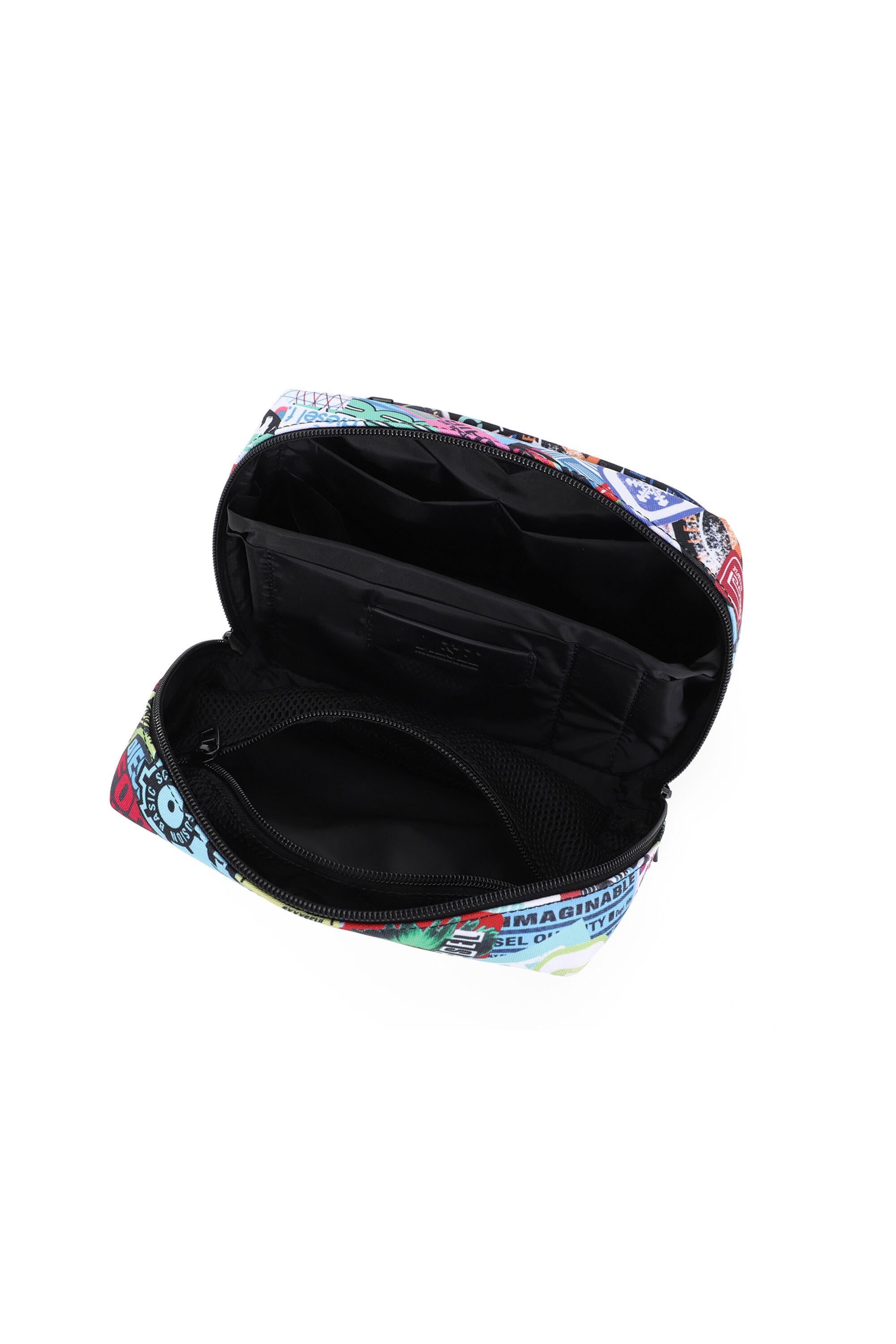 Diesel - DIESEL PC PRINTED BEAUTY CASE-STICKERS-, Beauty case avec autocollants Mixte in Polychrome - 3