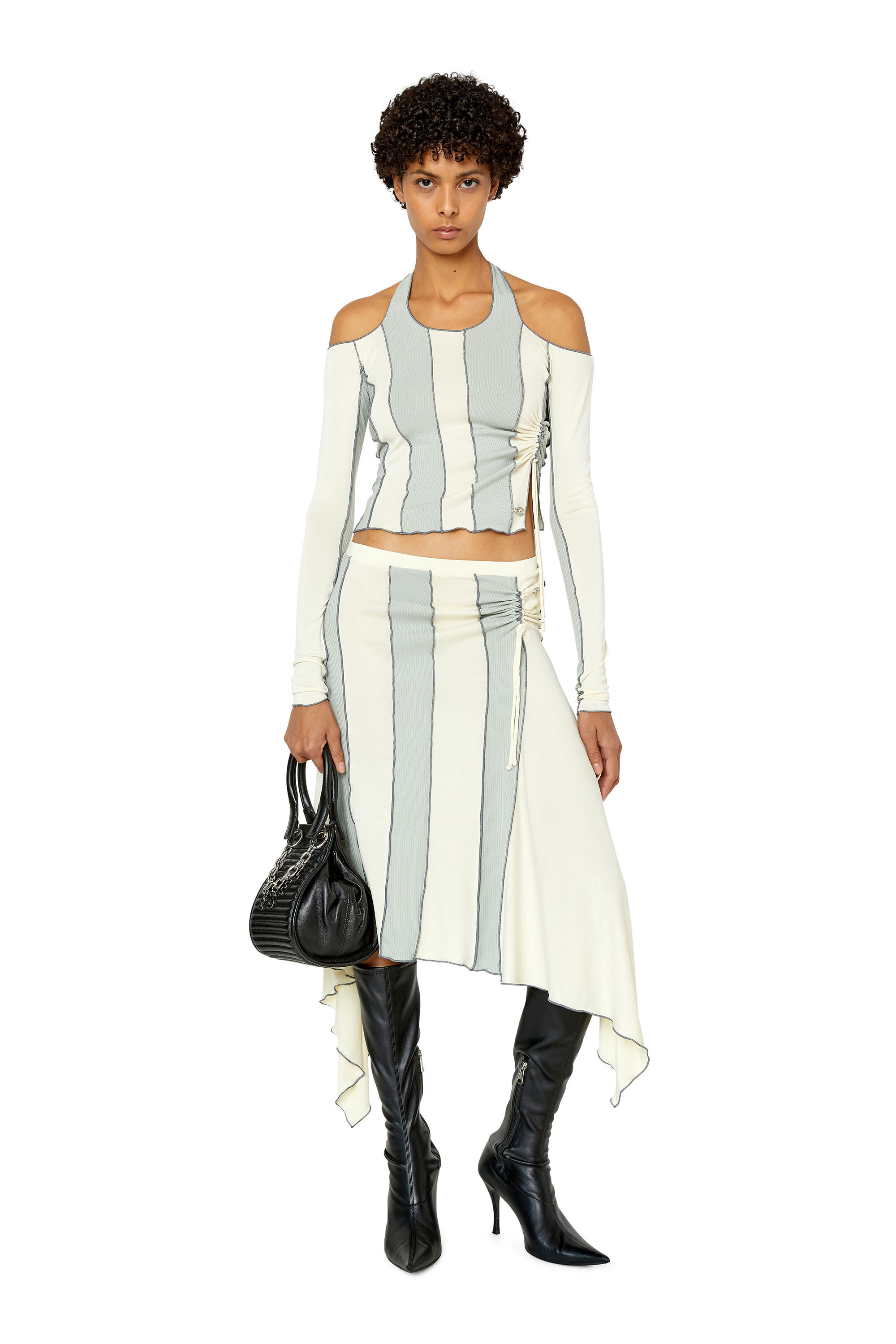 Diesel - T-LINS, Bleu/Blanc - Image 1