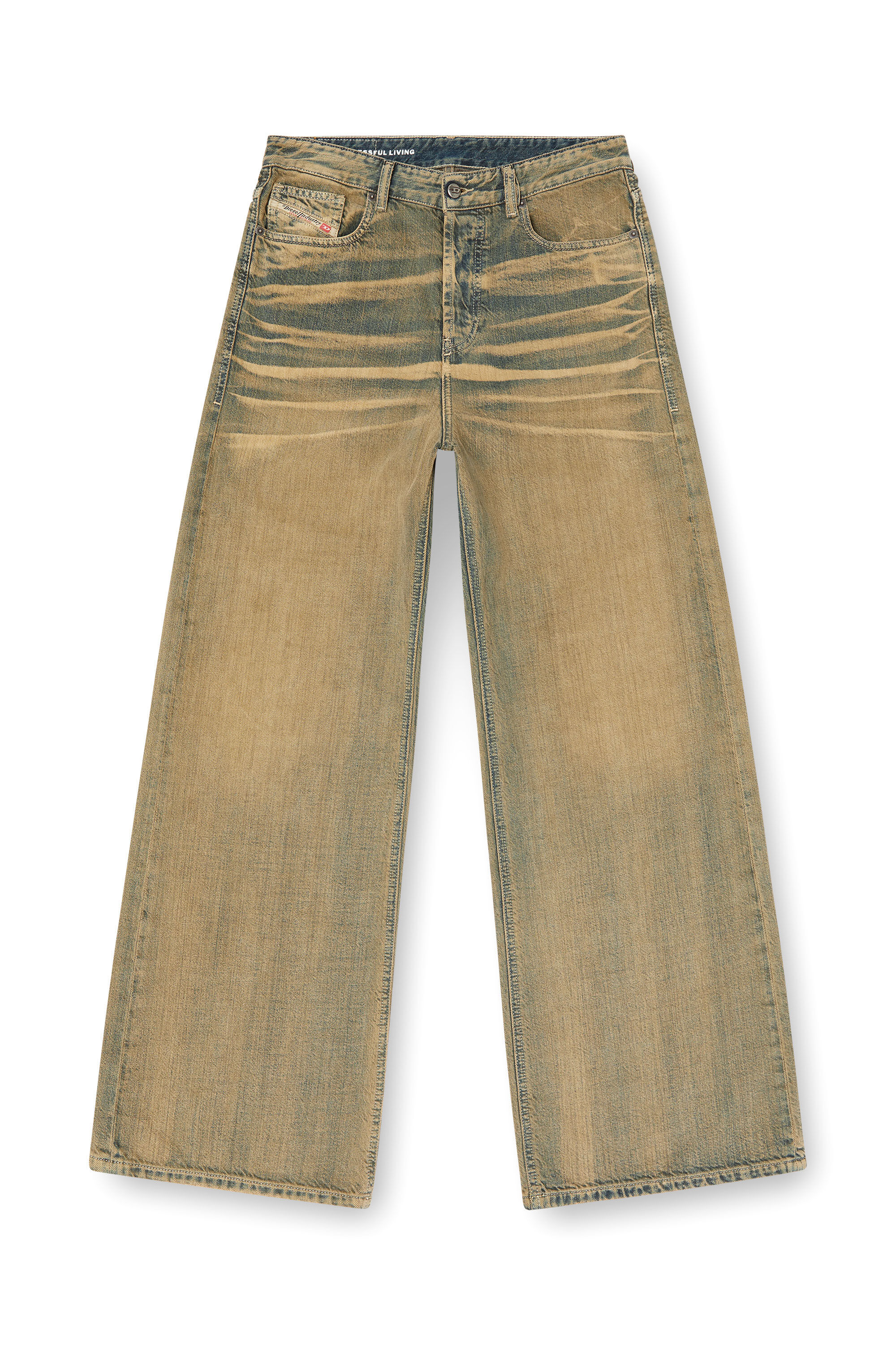 Diesel - Relaxed Jeans 1996 D-Sire 09L49 Femme, Bleu moyen - Image 2