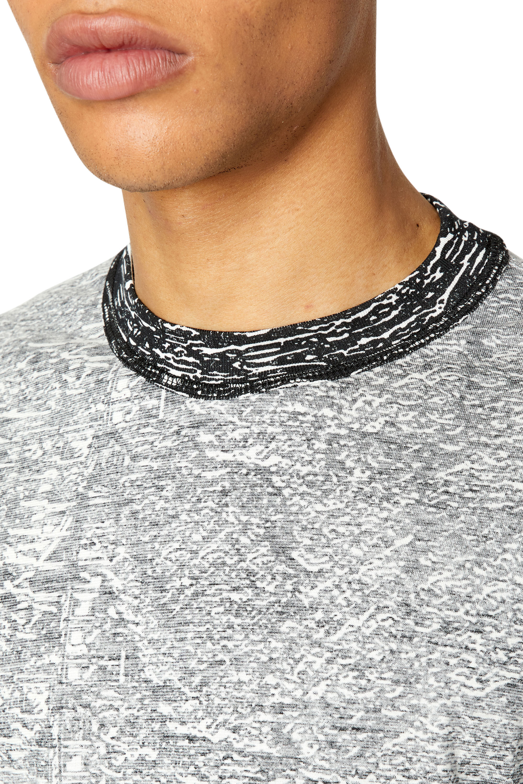 Diesel - T-CRANESIDE, Grigio Chiaro - Image 5