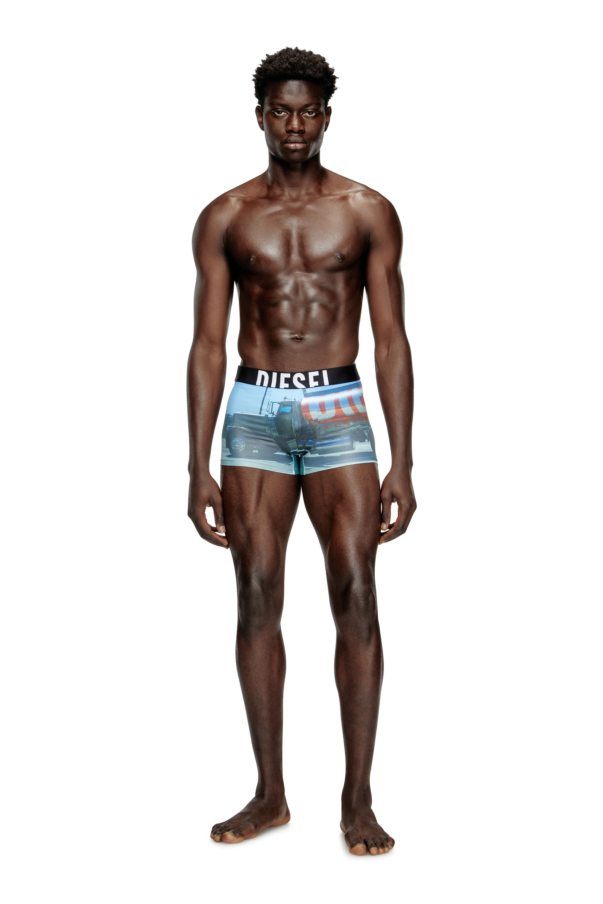 Diesel - DAMIEN-D-POP-40, Boxer à imprimé Pop Homme in Bleu - 1