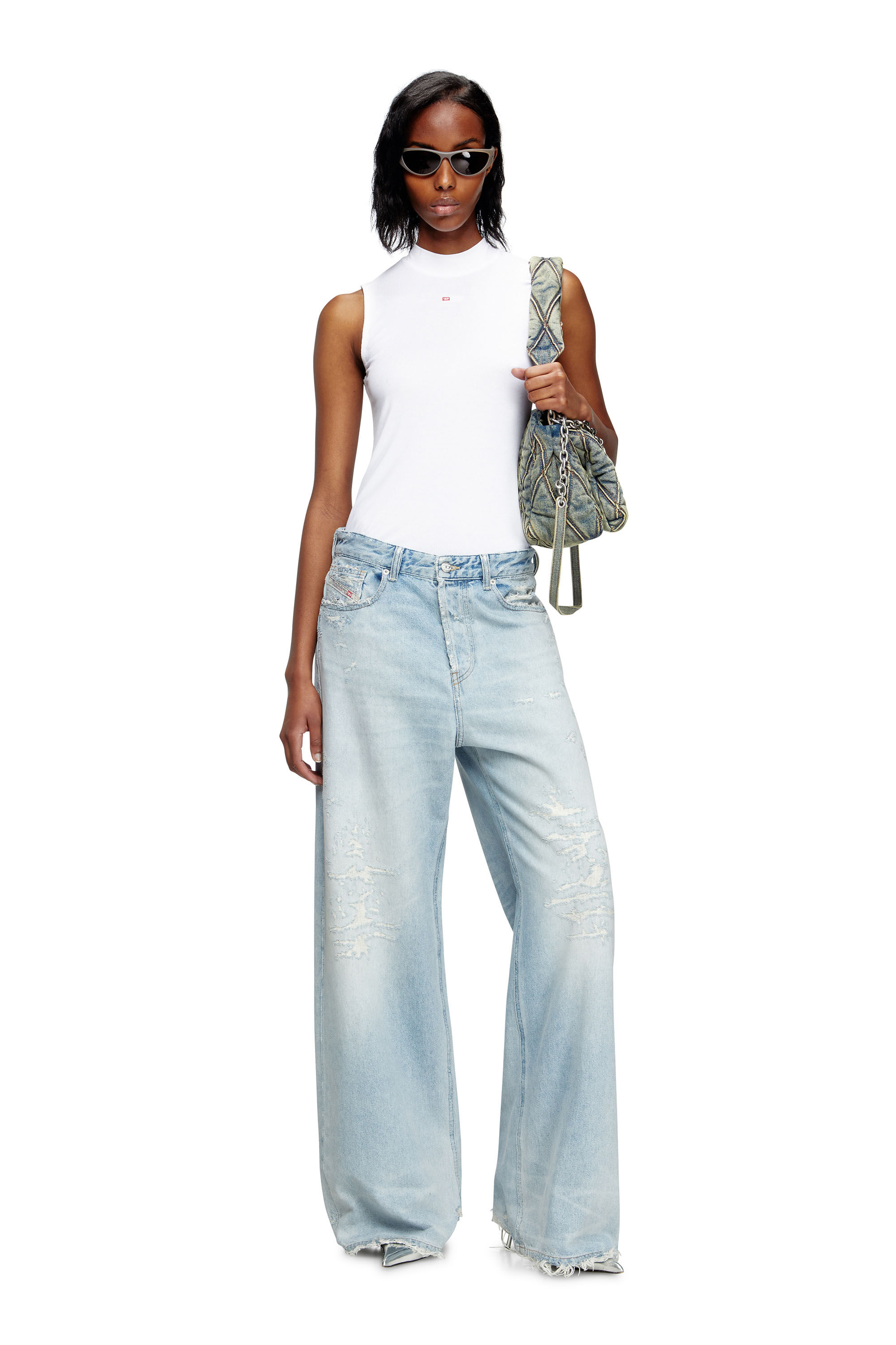 Diesel - Damen Relaxed Jeans 1996 D-Sire 09M53, Hellblau - 1