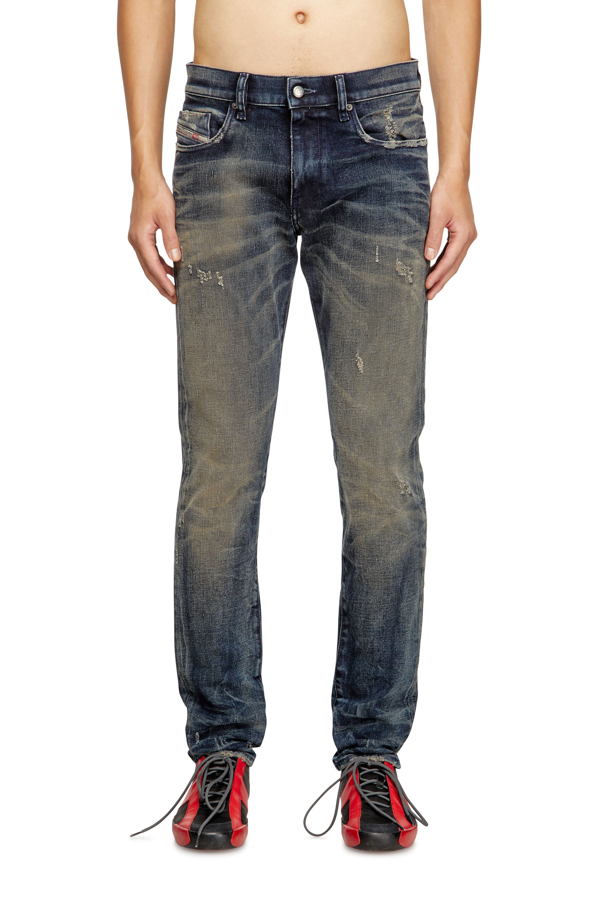 Diesel - Herren Slim Jeans 2019 D-Strukt 09M46, Dunkelblau - 3