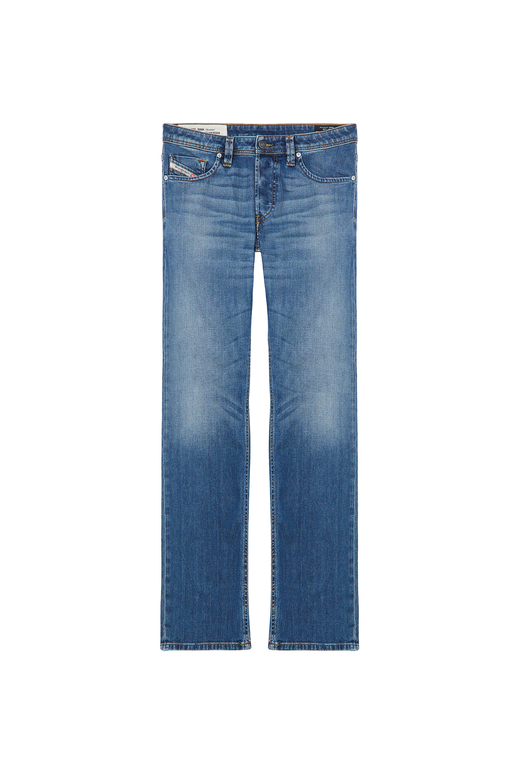 Diesel - Straight Jeans Larkee 009EI, Blu medio - Image 2