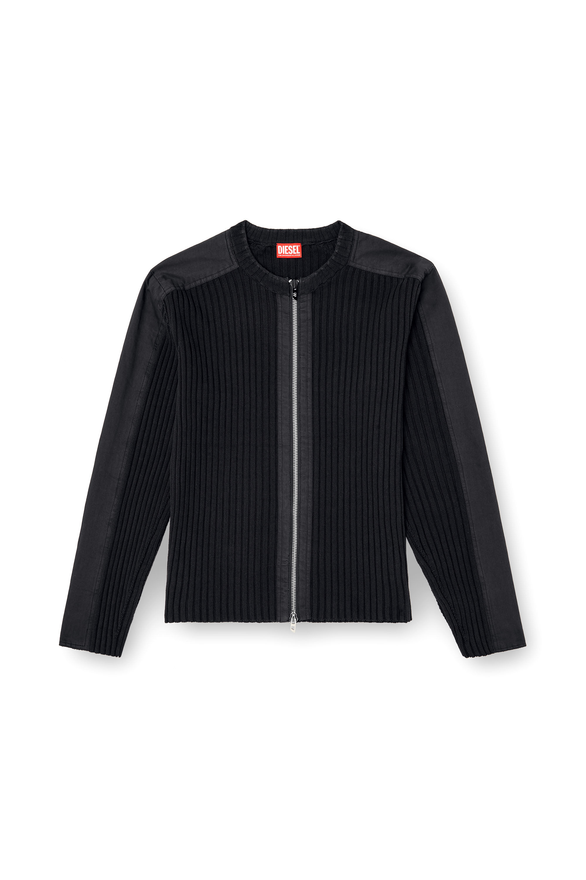 Diesel - K-MATTY, Cardigan con zip e pannelli utility Uomo in ToBeDefined - 2