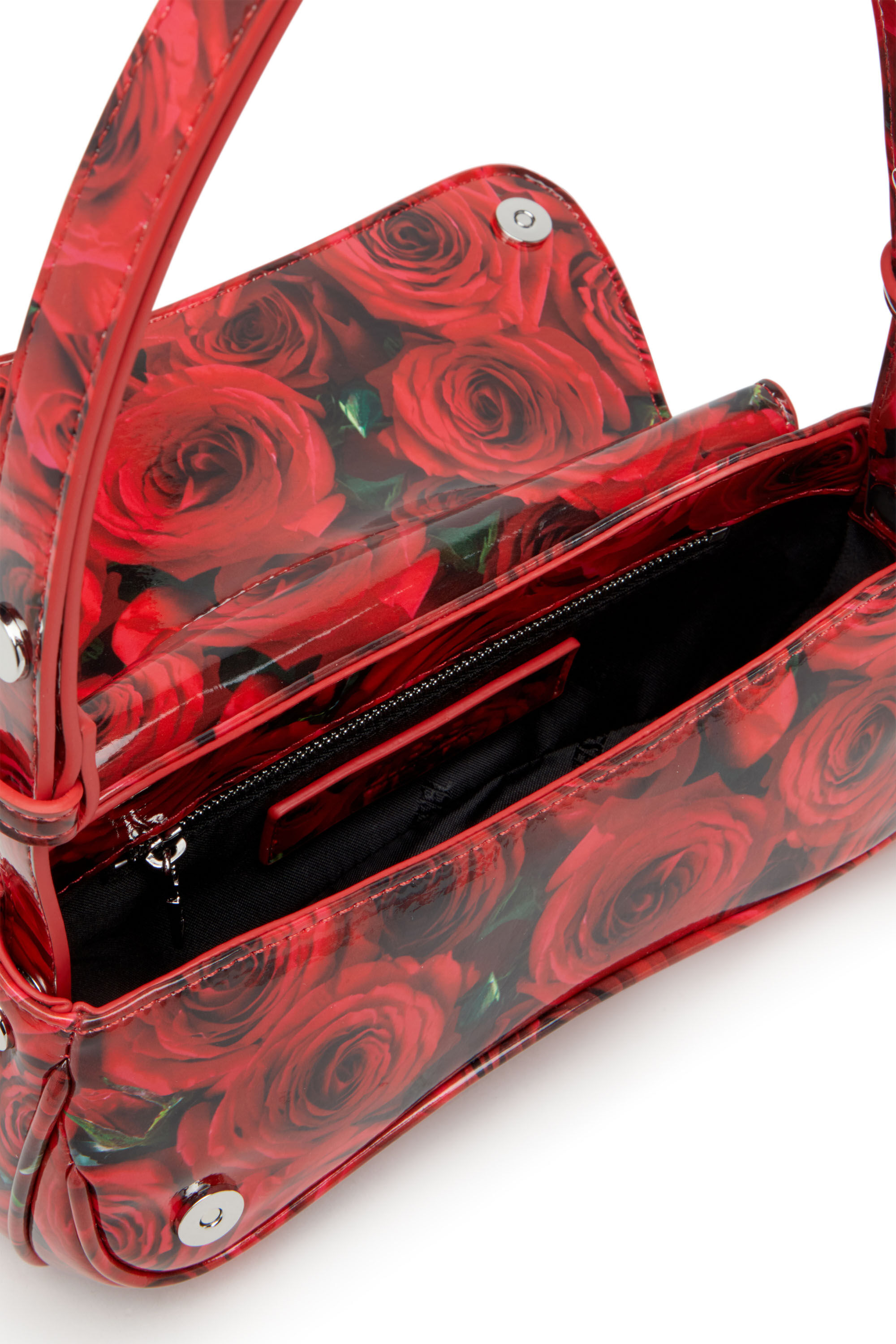 Diesel - PLAY CLUTCH, Play-Pochette brillante avec imprimé Femme in Rouge - 2