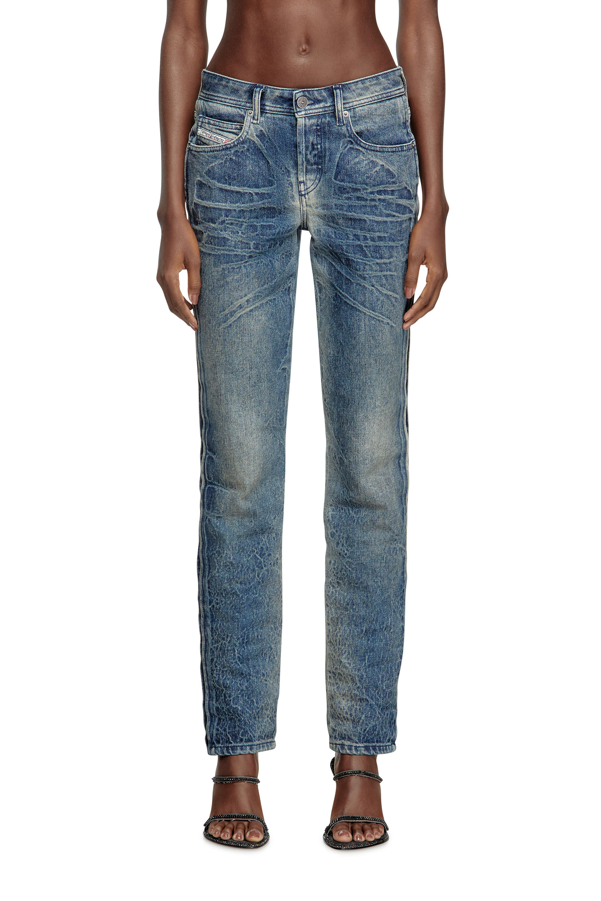 Diesel - Damen Regular Jeans D-Noli 007BG, Dunkelblau - 3