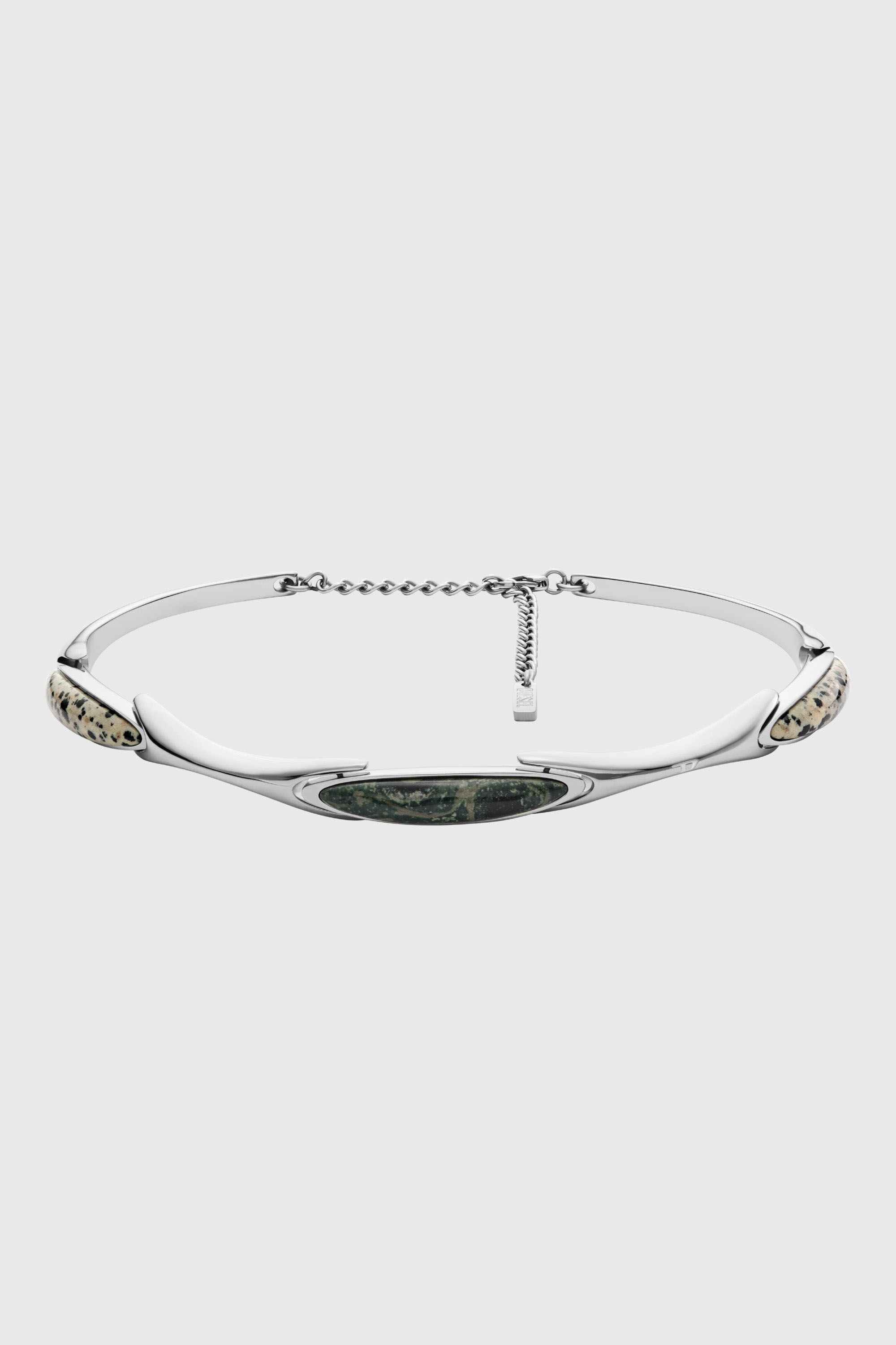 Diesel - DX167740 JEWELLERY, Collana girocollo in acciaio inossidabile Unisex in Argento - 2