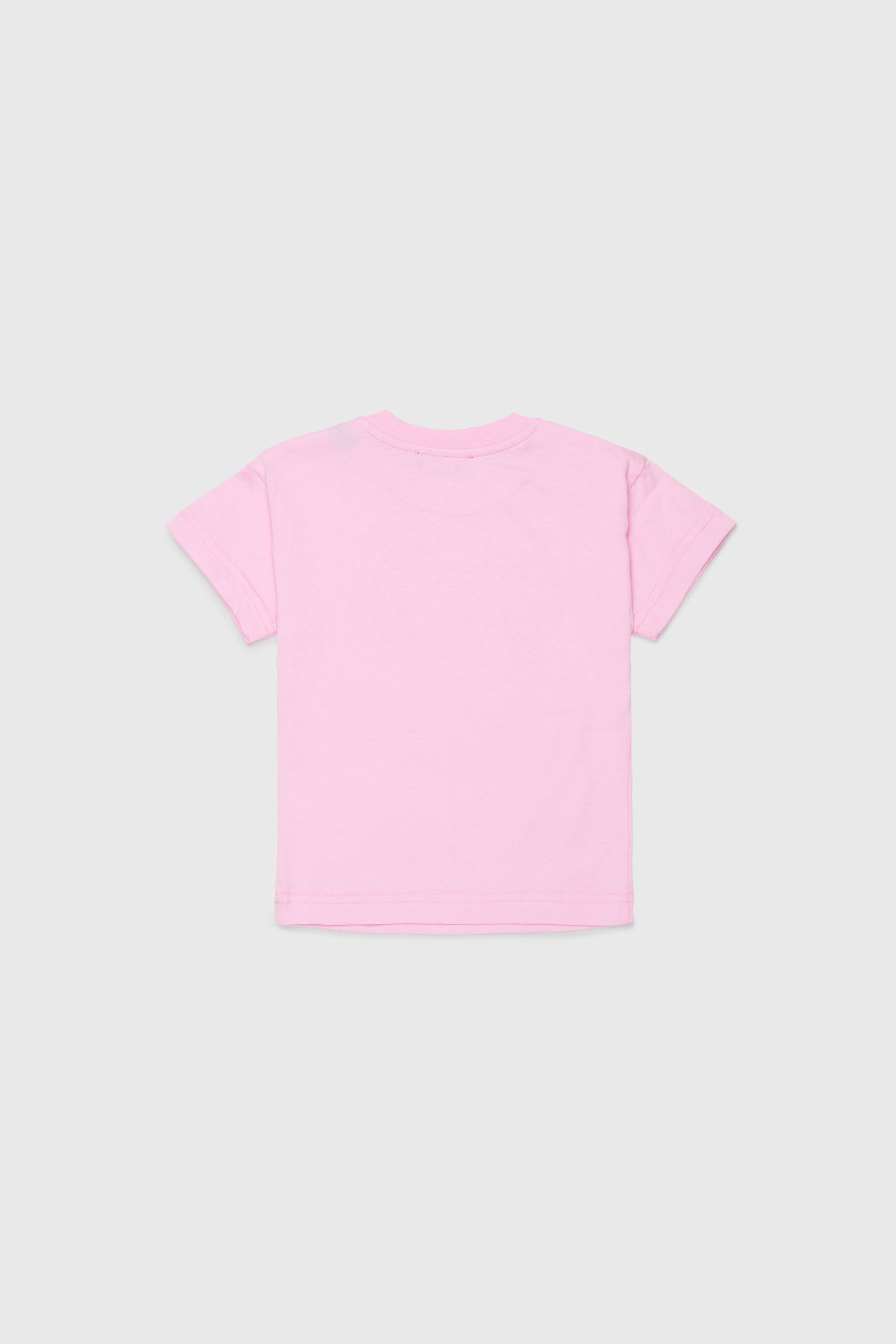 Diesel - TDSELB, T-shirt in cotone con stampa logo Unisex in Rosa - 2