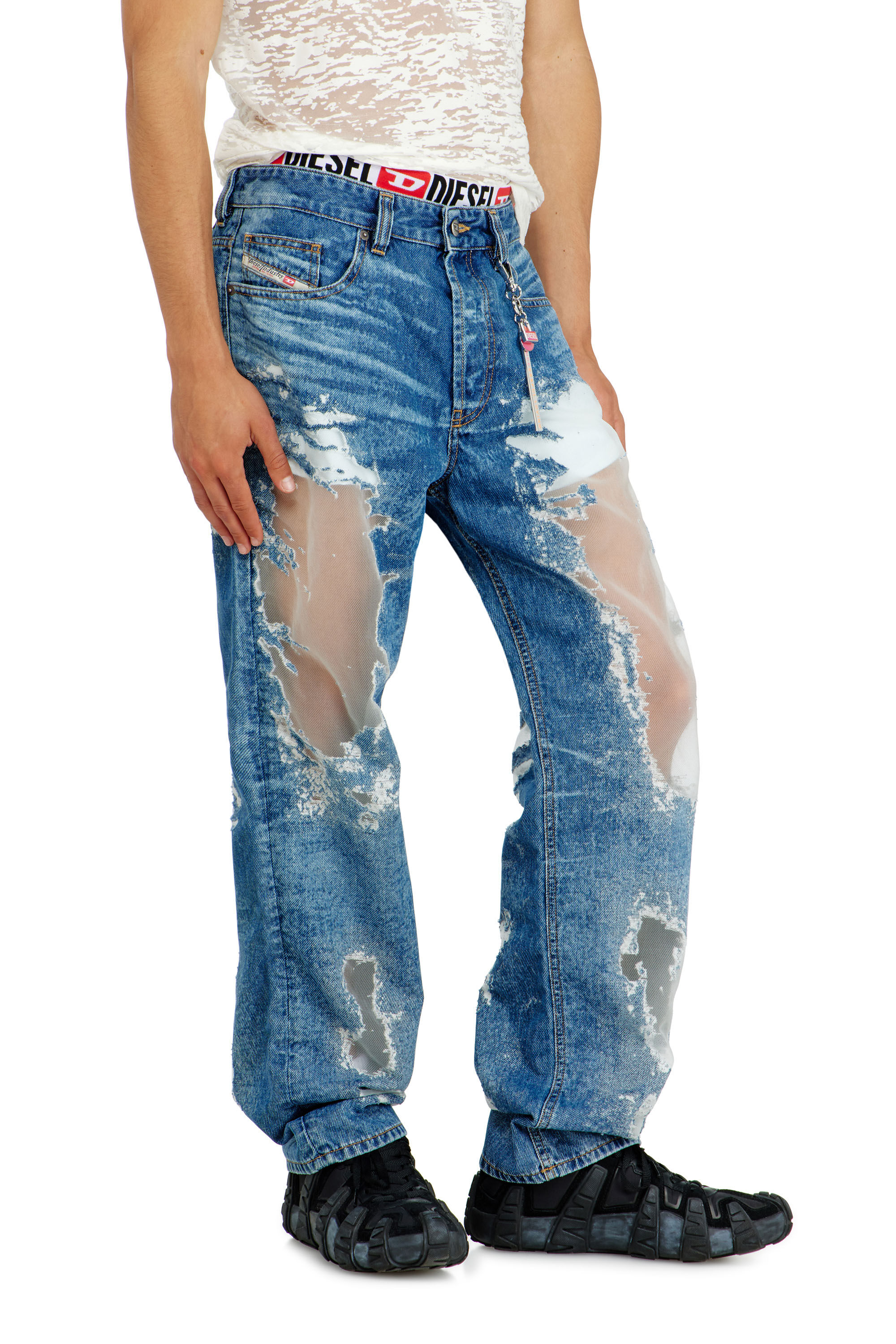 Diesel - Herren Regular Jeans 2024 D-Macs 068ZH, Mittelblau - 5