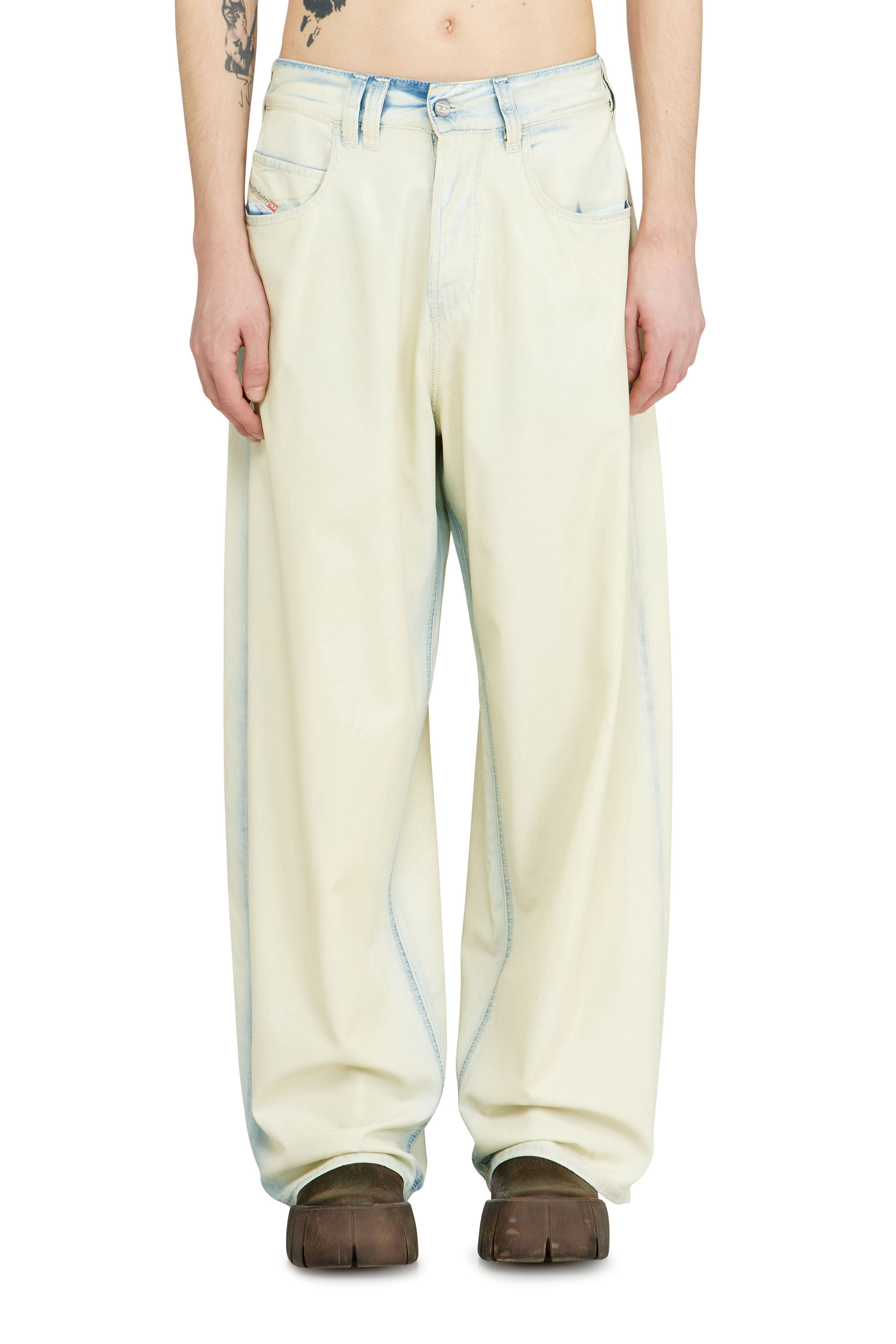 Diesel - Relaxed Jeans 1997 D-Enim-M 068WD Mixte, Bleu Clair - Image 3