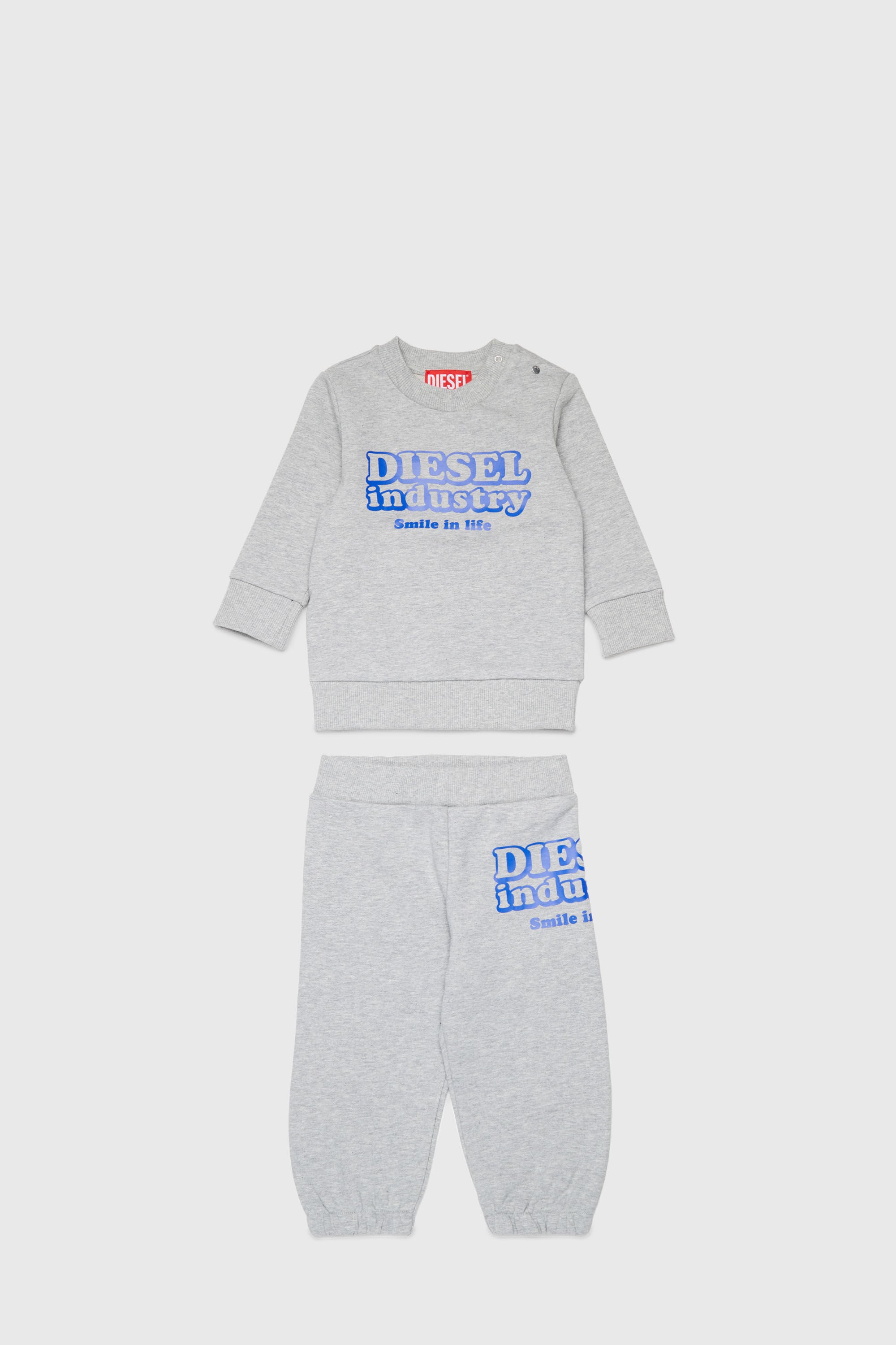 Diesel - SLODIMB-SET, Set tuta in cotone con stampa Diesel Industry Unisex in ToBeDefined - 1
