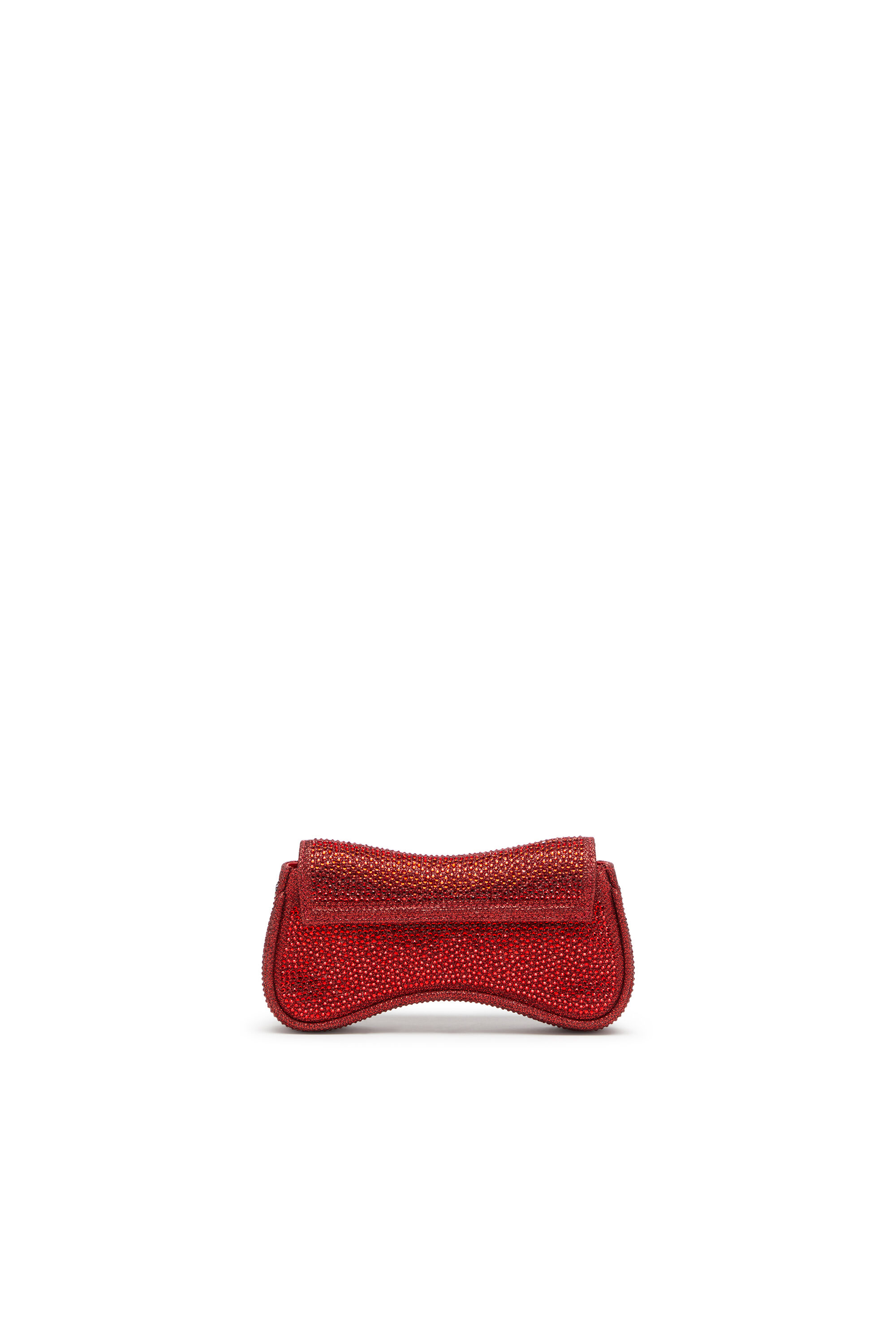 Diesel - PLAY CROSSBODY XS, Play-Petit sac &agrave; bandouli&egrave;re avec cristaux Femme in Rouge - 2
