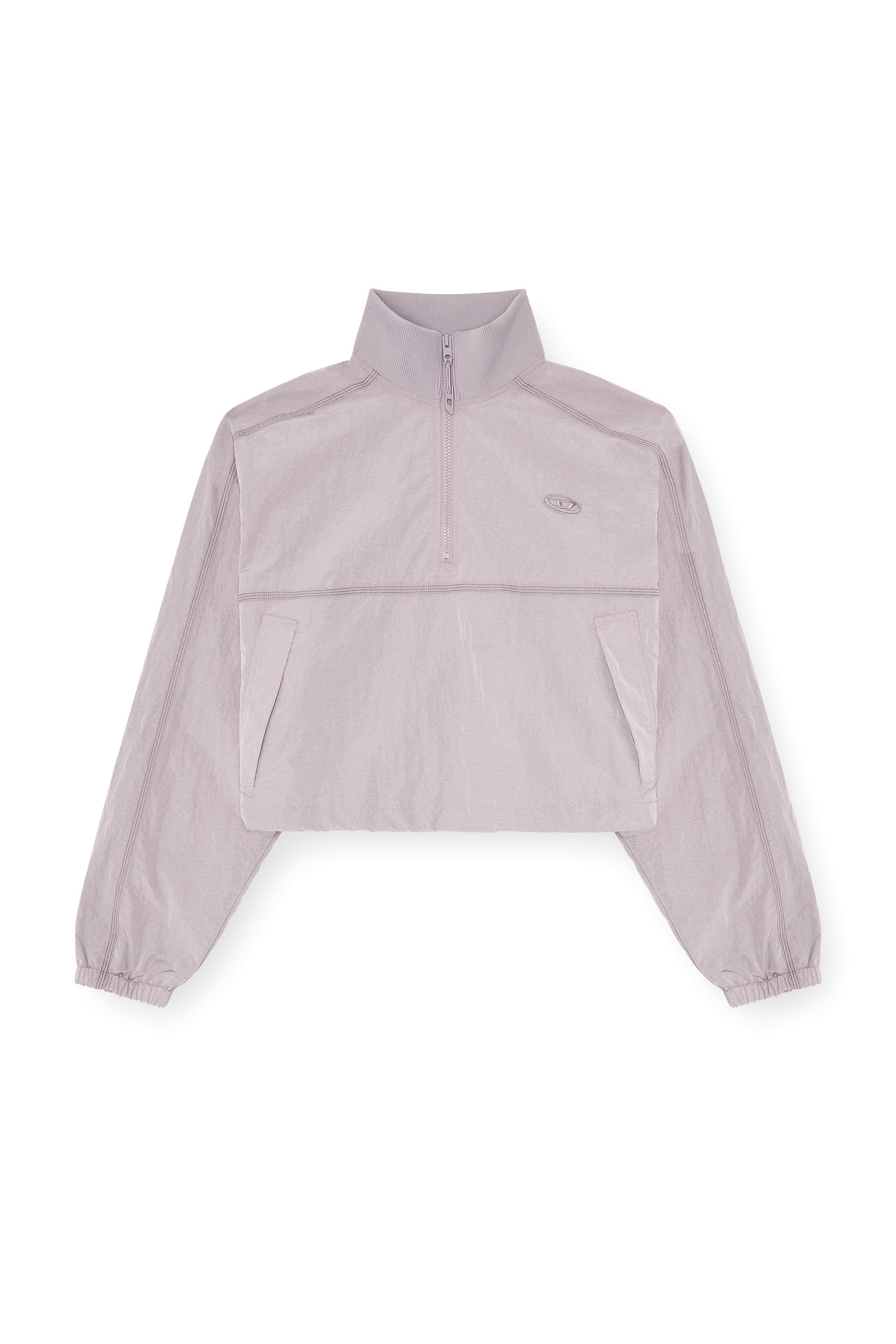 Diesel - G-ANOCK, Veste en nylon relaxed &agrave; col montant Femme in ToBeDefined - 2
