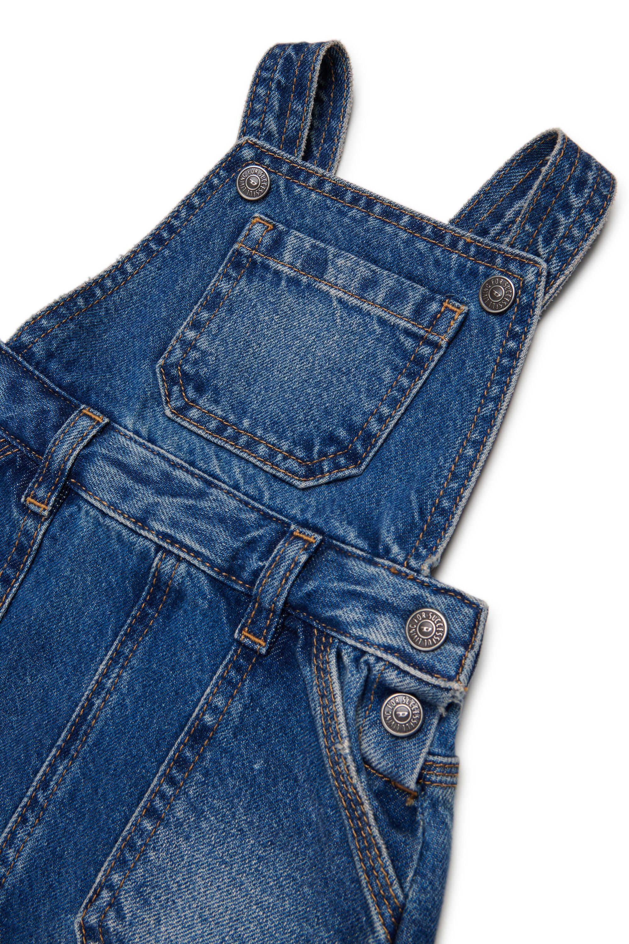 Diesel - JUMIB, Damen Denim-Latzkleid in Mittelblau - 3