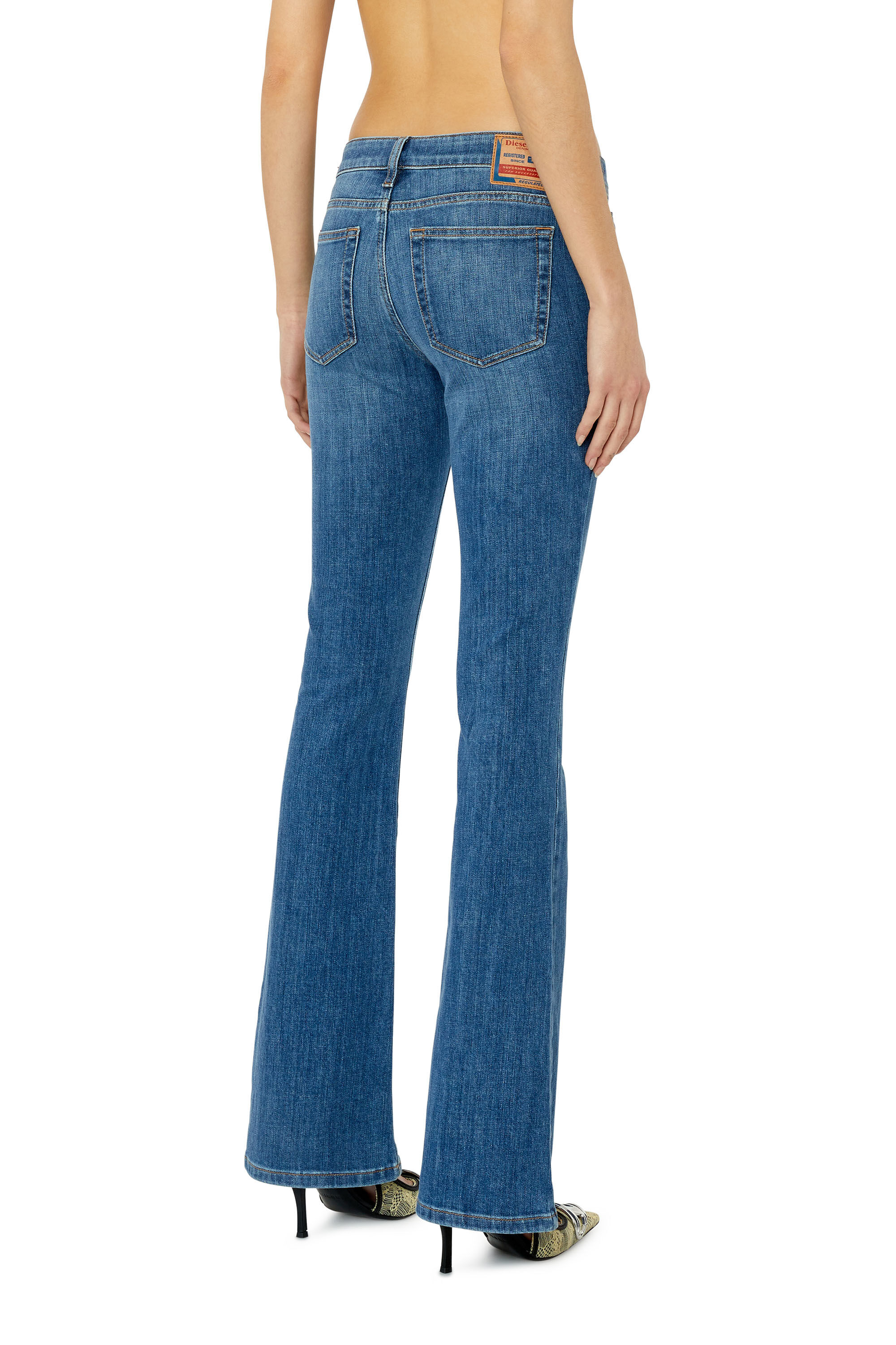 Diesel - 1969 D-Ebbey 0EKAI Bootcut and Flare Jeans, Medium blue - Image 4