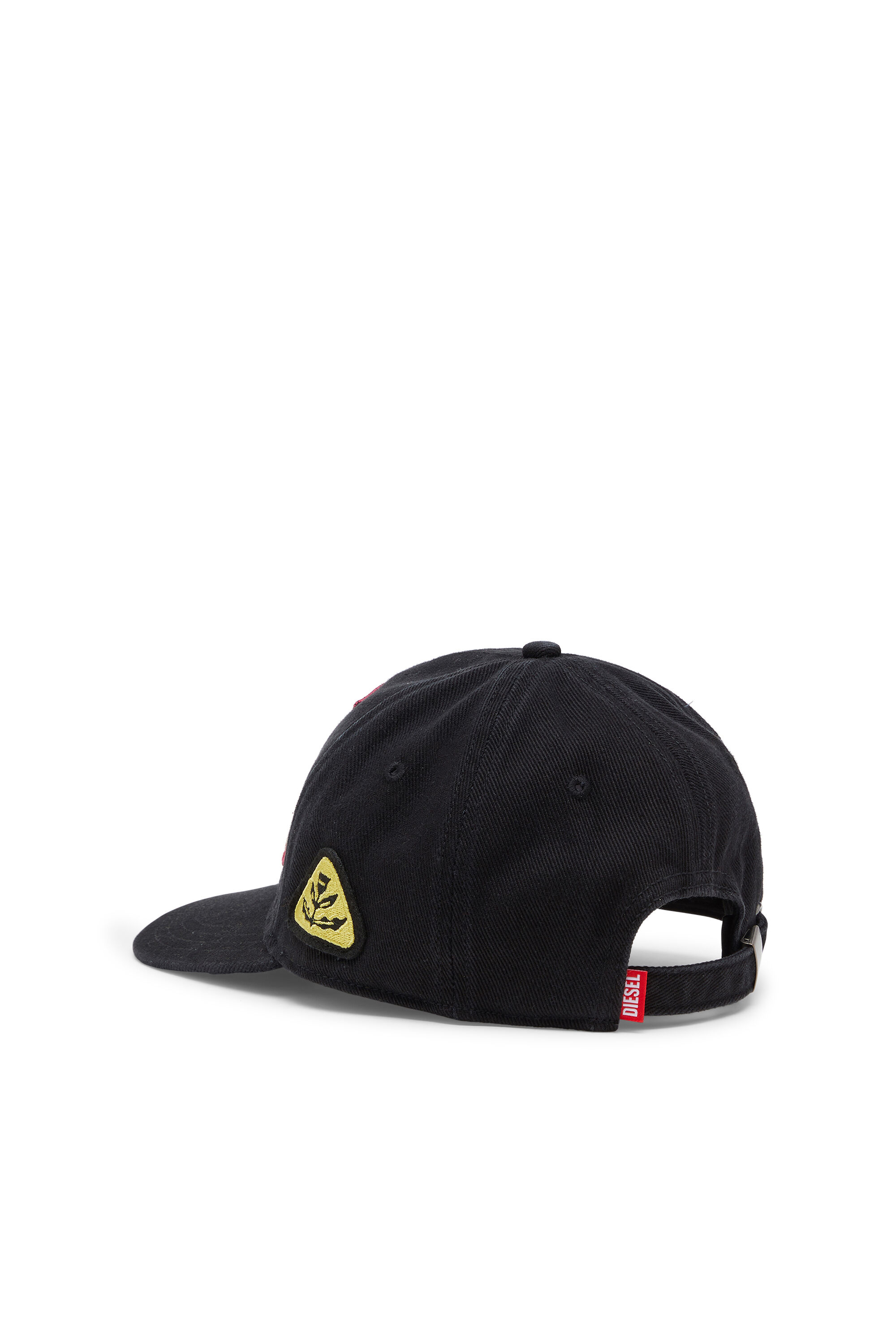 Diesel - C-SCUD, Herren Baseballcap mit bestickten patches in Schwarz - 2