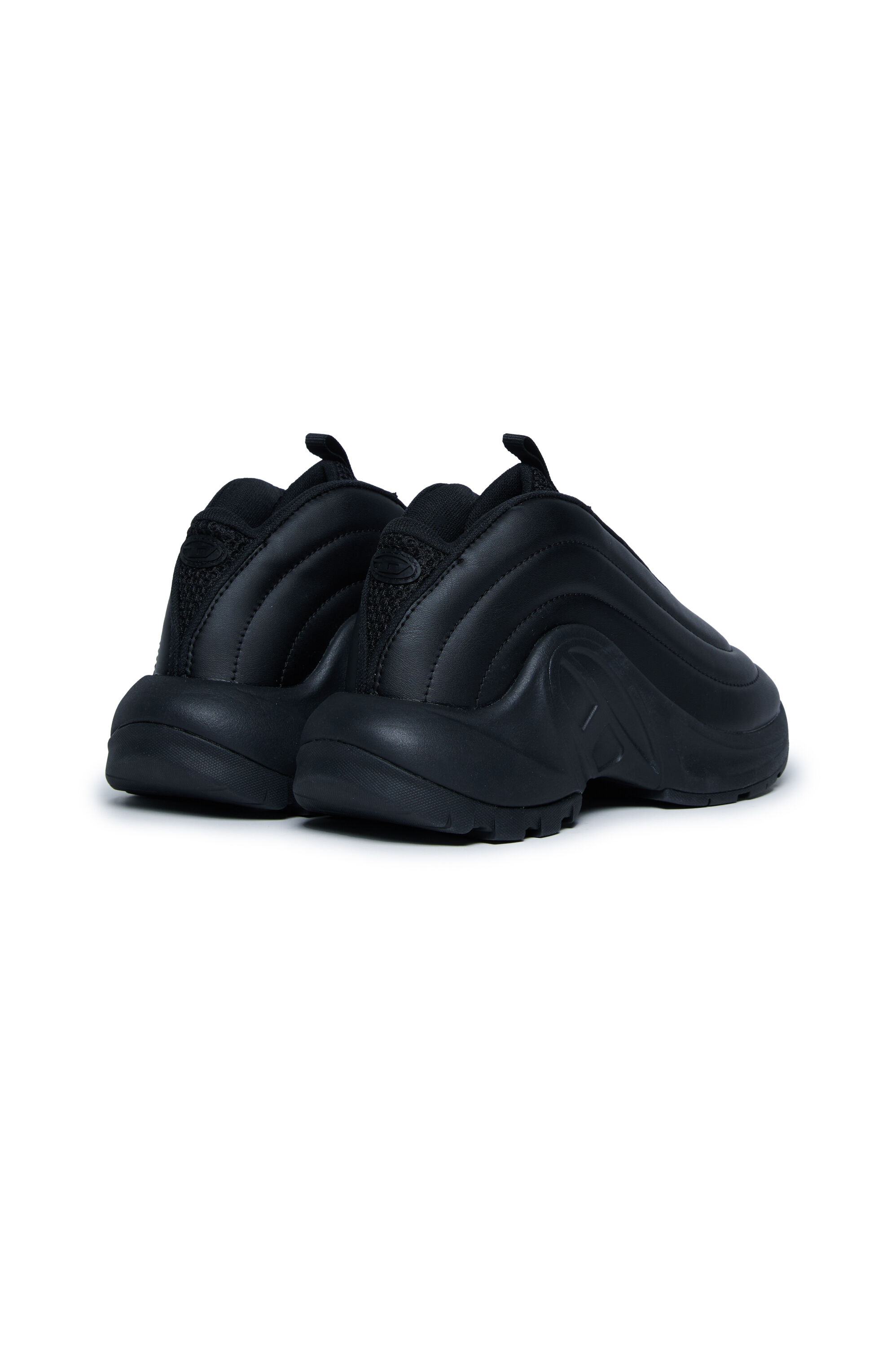 Diesel - S-D-RUNNER, Sneakers trapuntate monocromatiche Unisex in Nero - 3