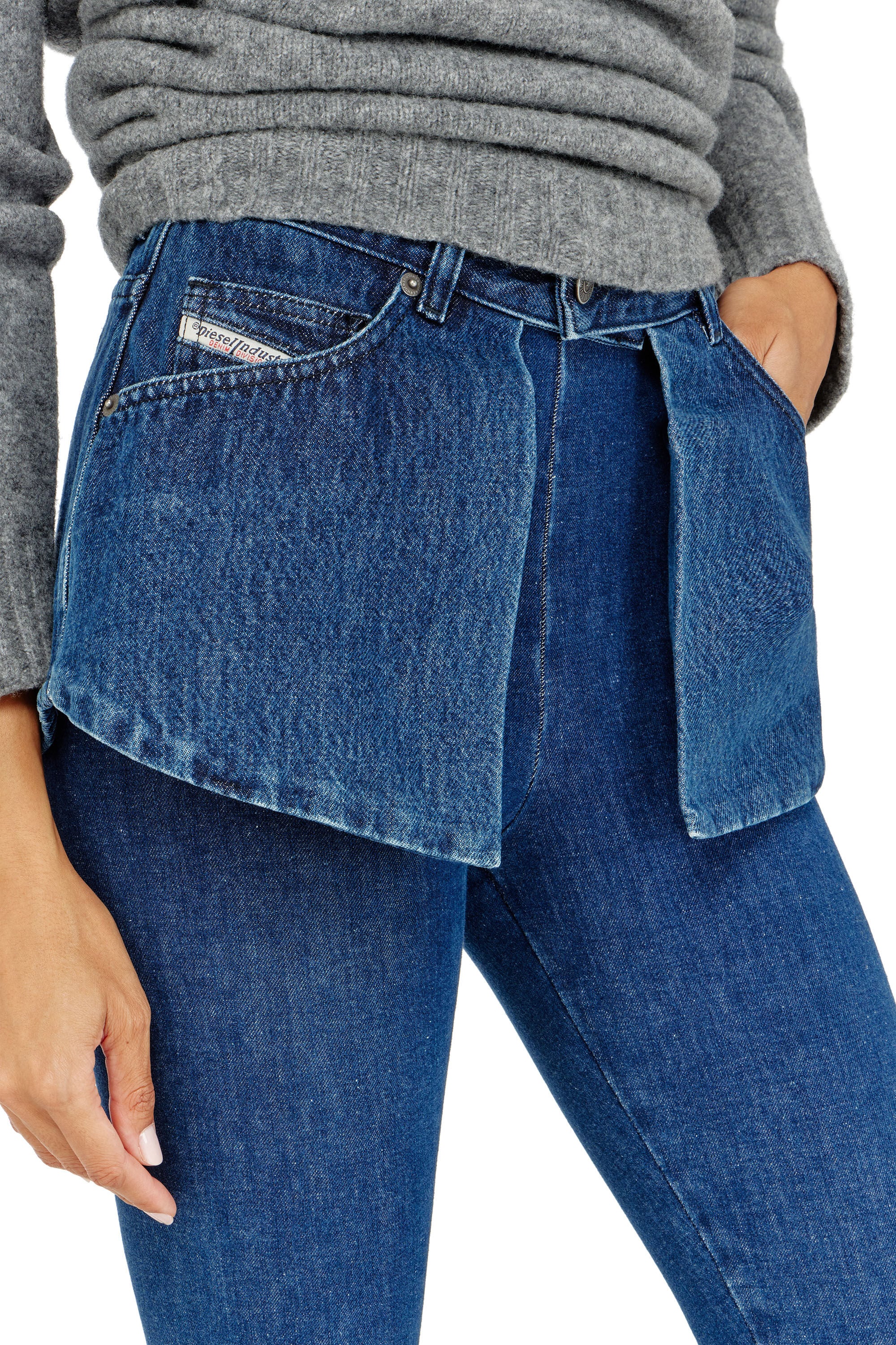 Diesel - Skinny Jeans D-Spika 09R31 Donna, Blu Scuro - Image 6