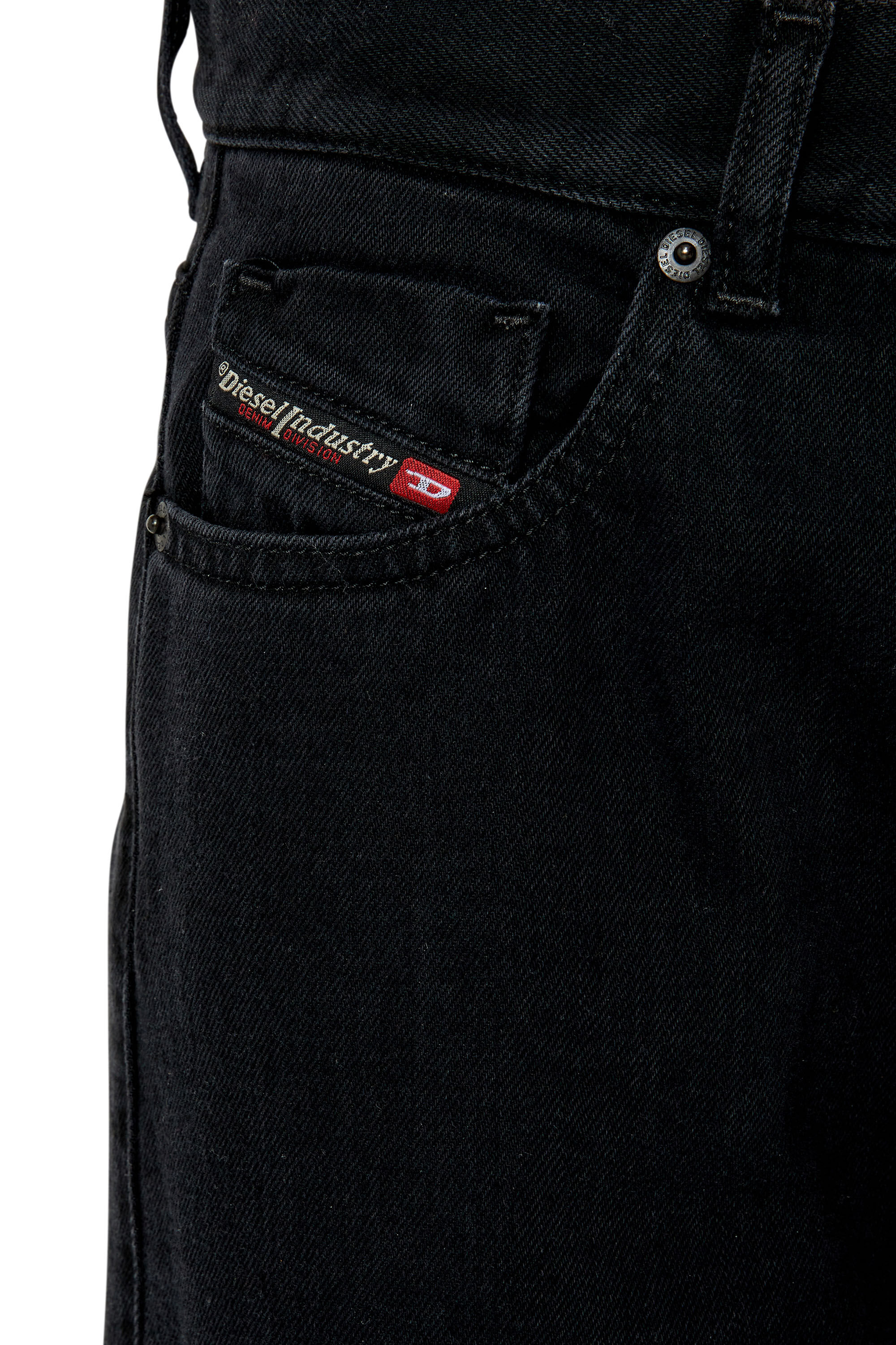 Diesel - 1978 Z09RL Bootcut and Flare Jeans, Nero/Grigio scuro - Image 6