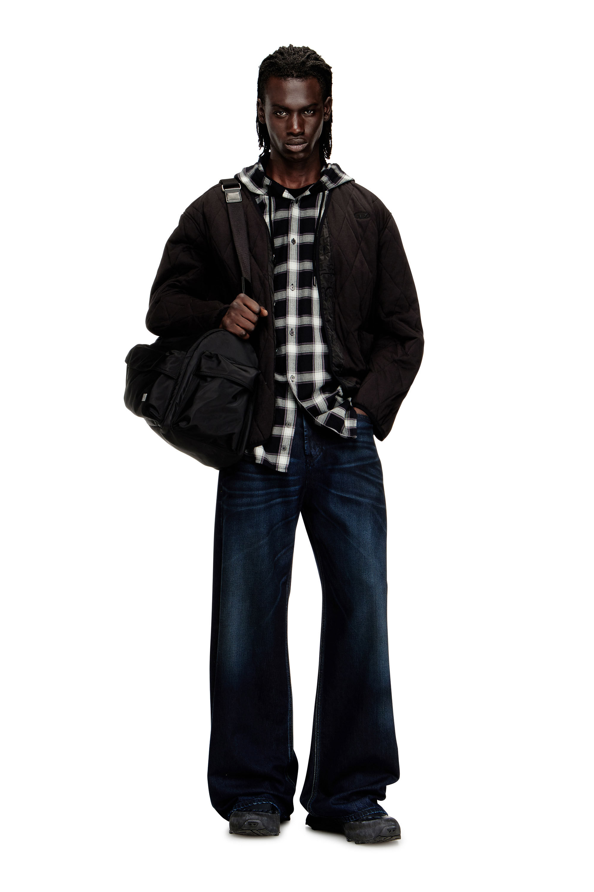 Diesel - S-BOYS, Giacca imbottita trapuntata Uomo in Marrone - 1